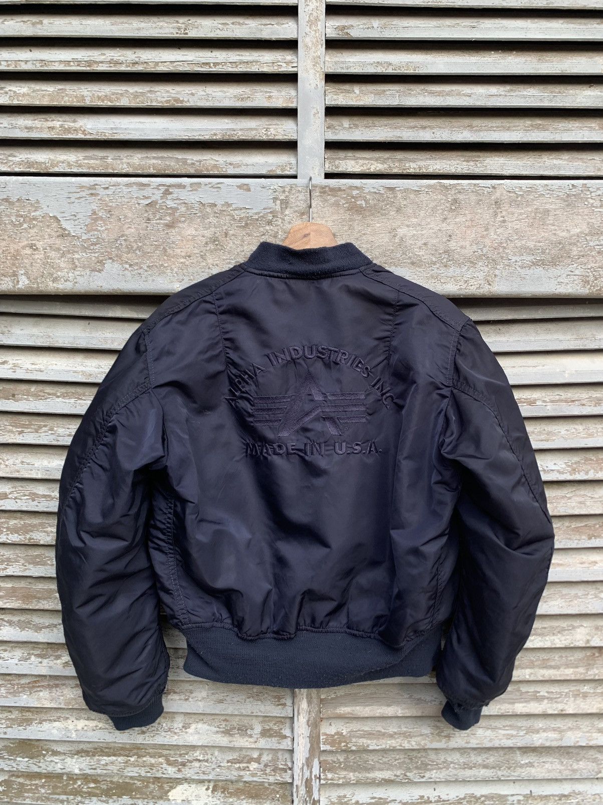 Alpha Industries 🪖Vintage Alpha Industries Embroidery Logo MA1 Bomber Jacket Size US M / EU 48-50 / 2 - 12 Thumbnail