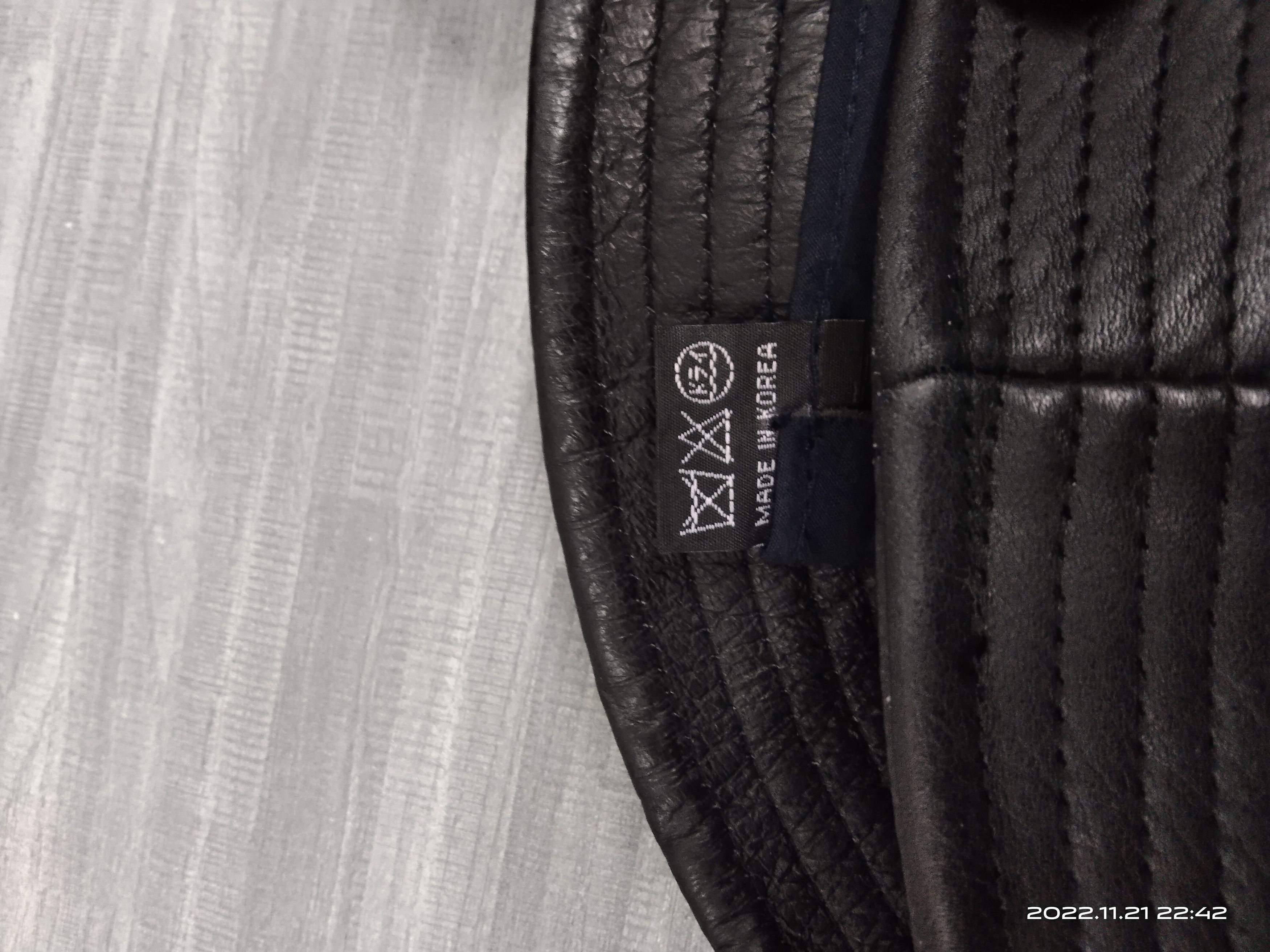 Leather UNBRAND LEATHER BUCKET HAT BLACK INSPIRED YOHJI YAMAMOTO Size ONE SIZE - 6 Thumbnail