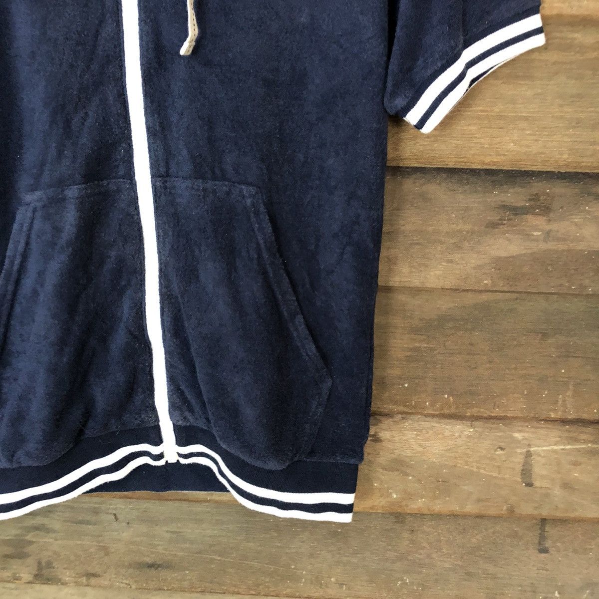 Nike × Vintage Nike vintage blue tag Dark Blue Hoodie #5647 Size S / US 4 / IT 40 - 8 Thumbnail