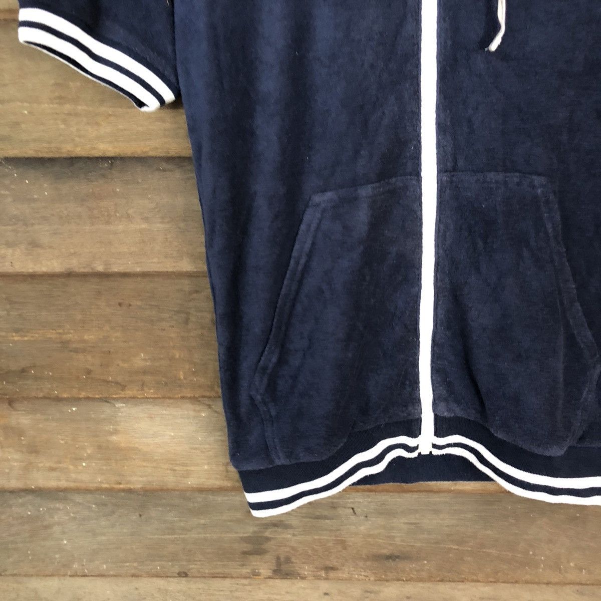Nike × Vintage Nike vintage blue tag Dark Blue Hoodie #5647 Size S / US 4 / IT 40 - 7 Thumbnail