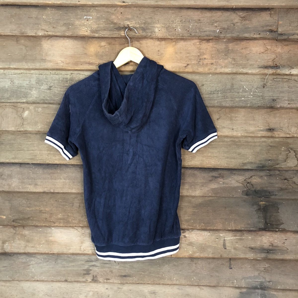 Nike × Vintage Nike vintage blue tag Dark Blue Hoodie #5647 Size S / US 4 / IT 40 - 11 Thumbnail