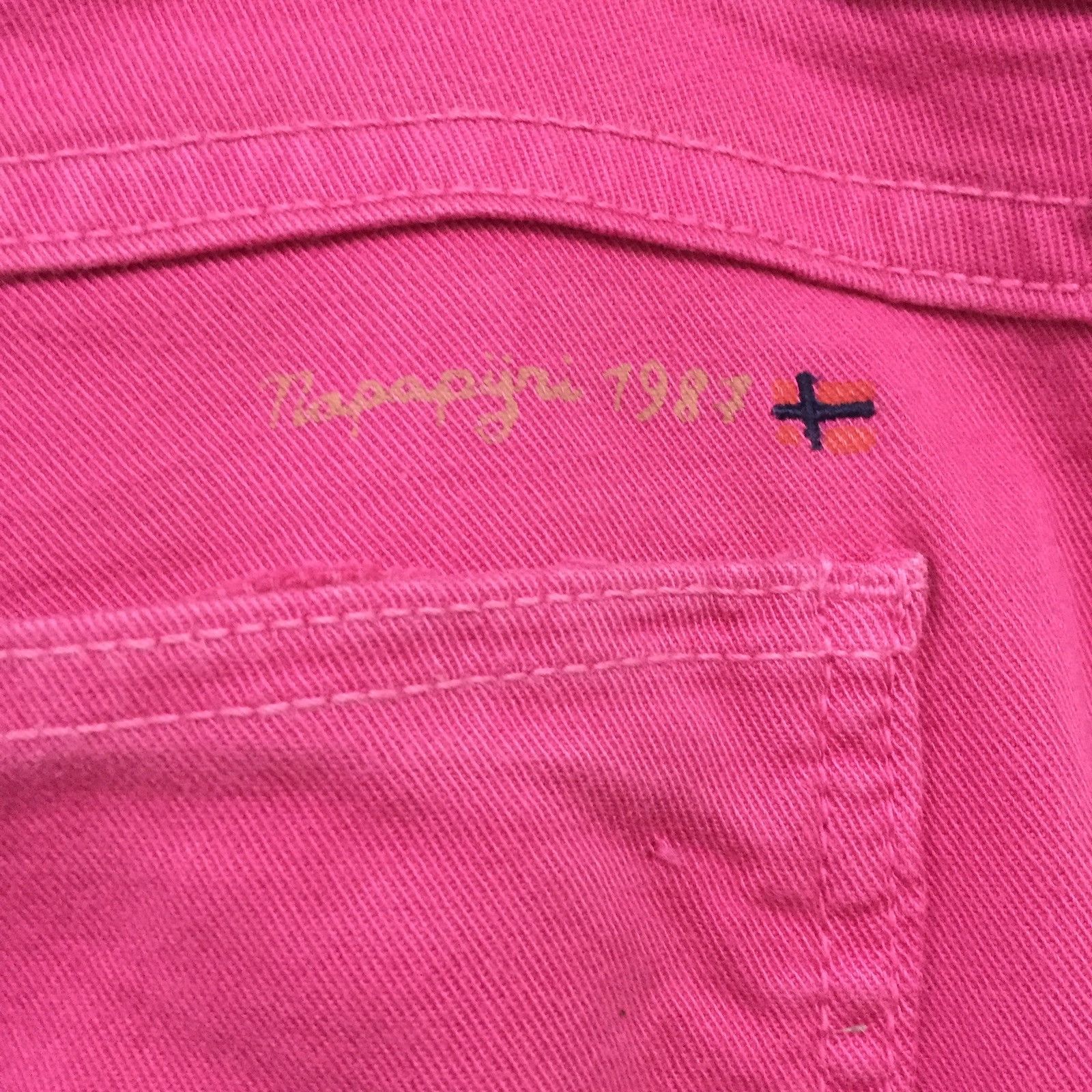Napapijri Slim Fit strench Fabric Plus 1 Inch (girl) Pink Colour Size 31" - 8 Thumbnail