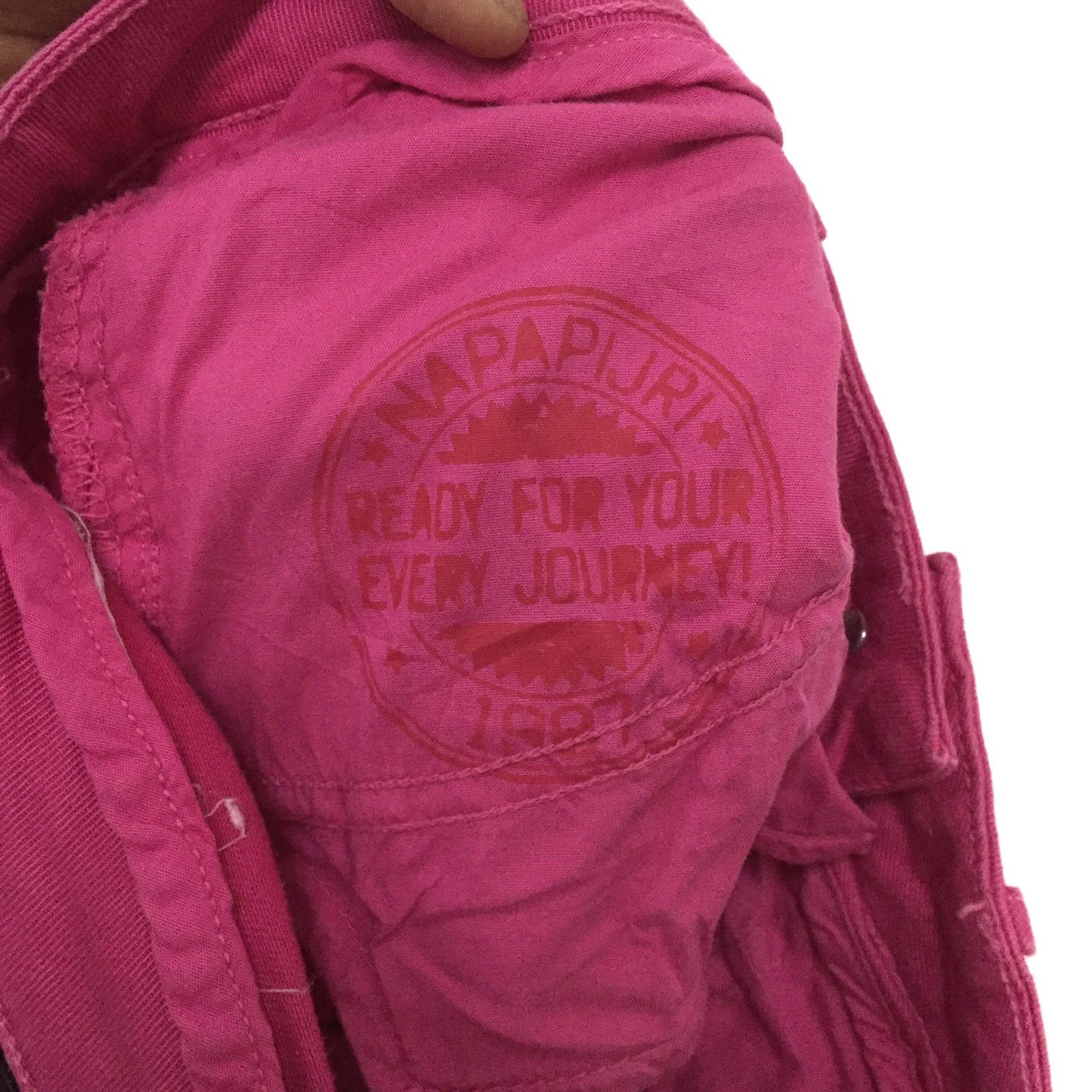 Napapijri Slim Fit strench Fabric Plus 1 Inch (girl) Pink Colour Size 31" - 12 Thumbnail