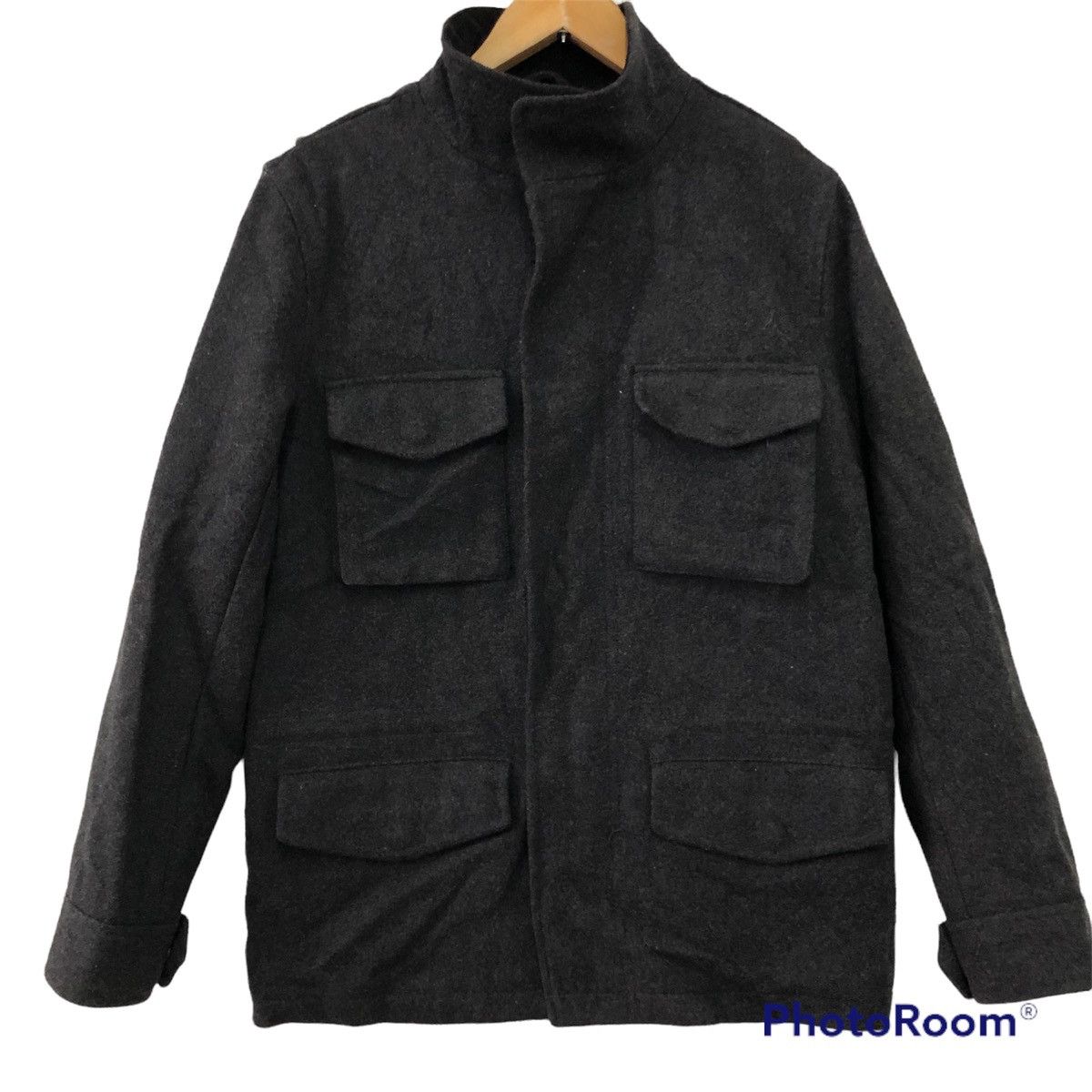 image of Gap Wool Smart Jacket With 4 Pocket Fit Like S Size, Men's (Size 2XS)