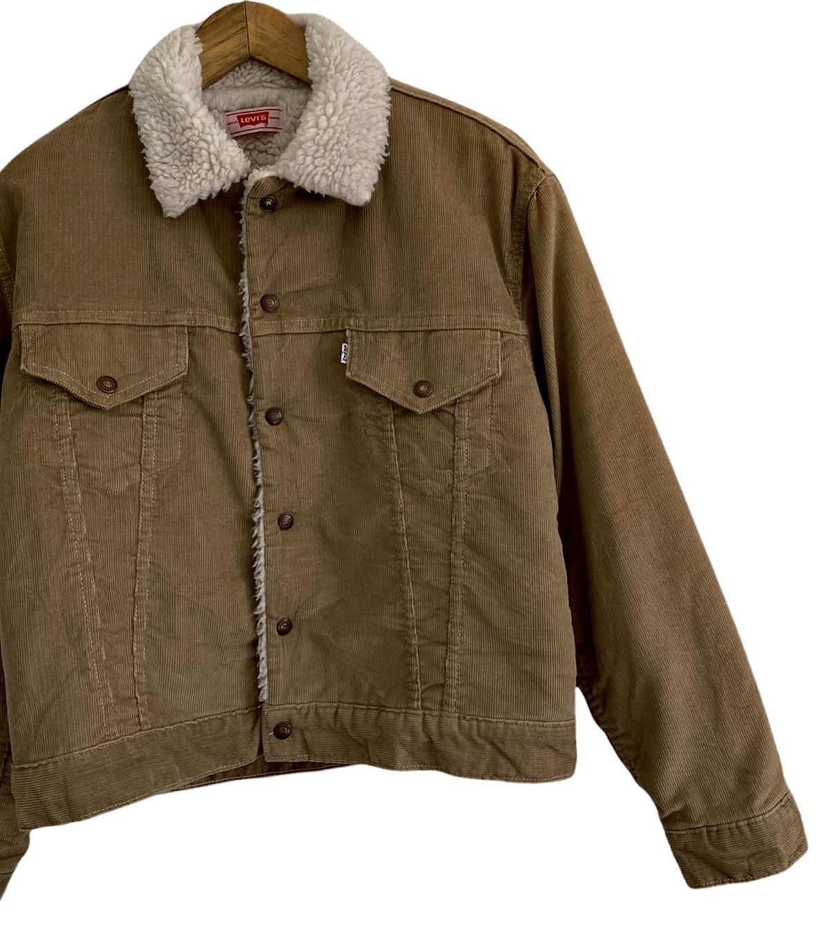 Levi's 🔥Levi’s LVC Shearling Corduroy Trucker Western Jacke Size US S / EU 44-46 / 1 - 3 Thumbnail