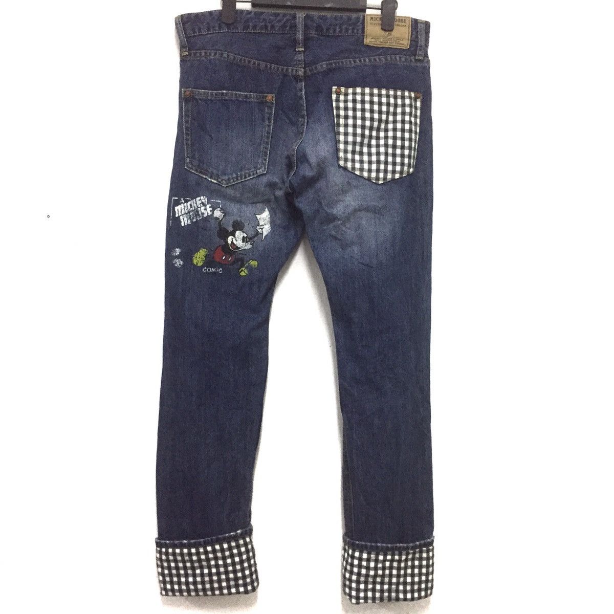 Disney Rare jeans mickey mouse print vintage style Size US 32 / EU 48 - 7 Thumbnail