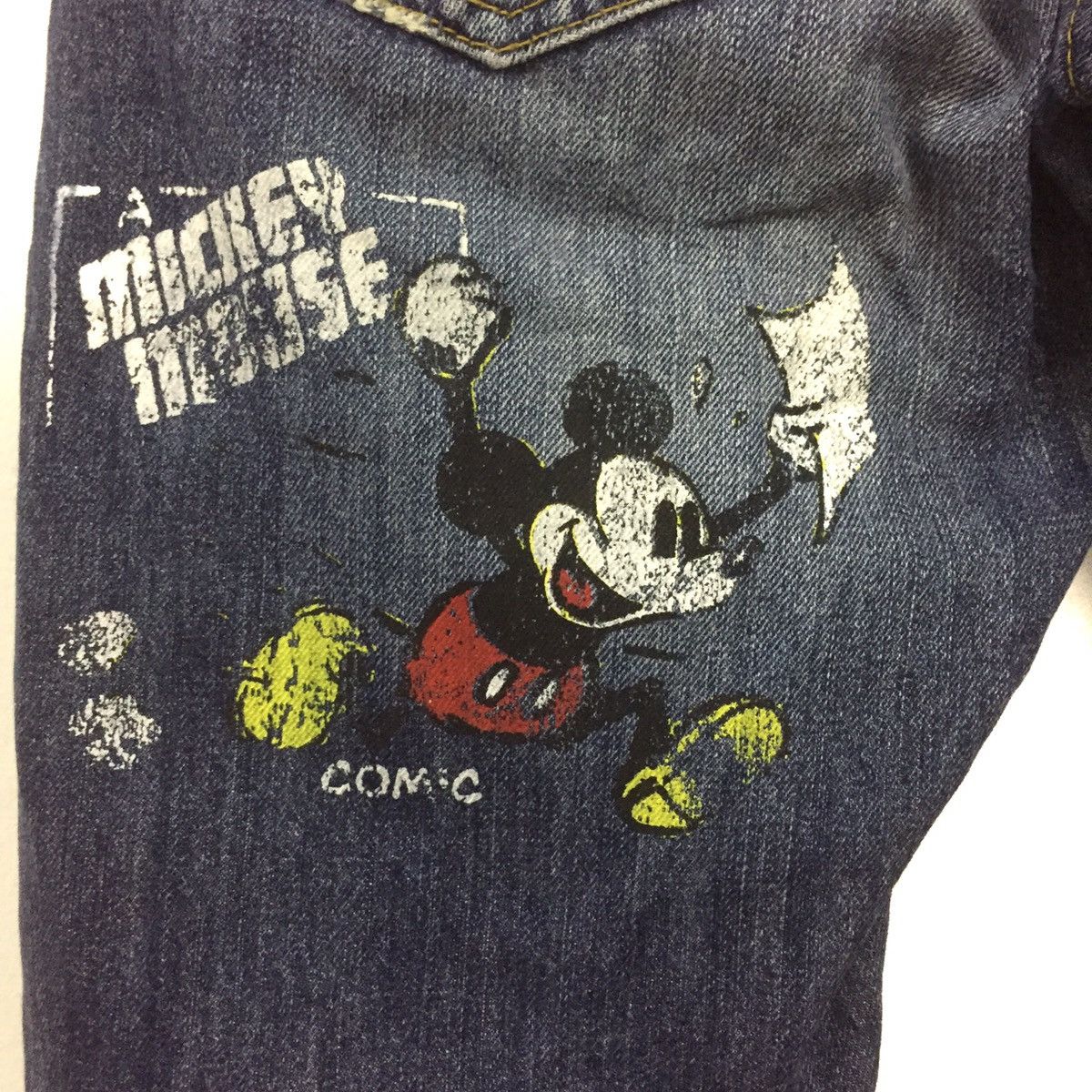 Disney Rare jeans mickey mouse print vintage style Size US 32 / EU 48 - 10 Thumbnail