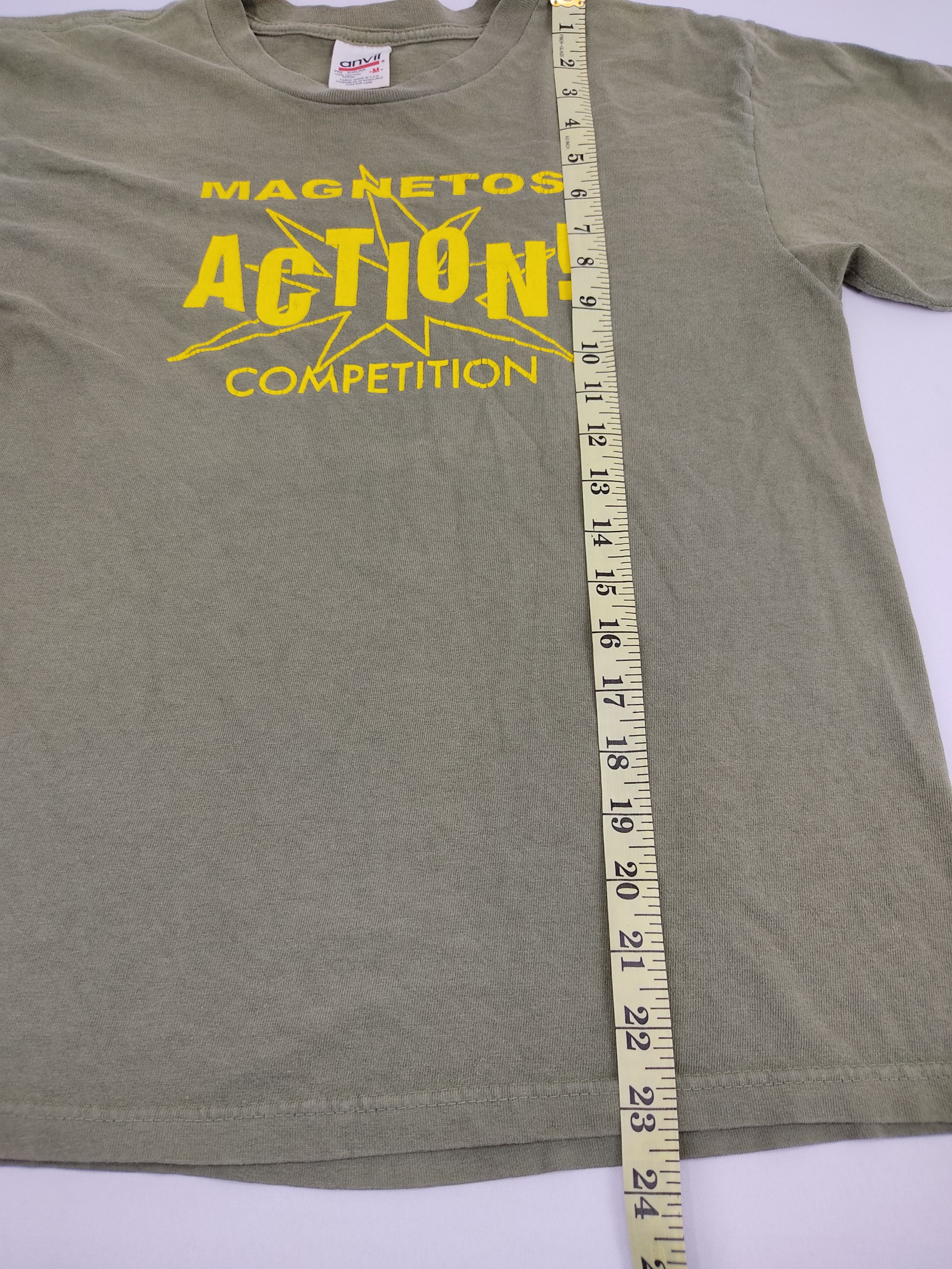Anvil Vintage 90s Anvil USA Magnetos Competition Event Tee Size S / US 4 / IT 40 - 6 Thumbnail