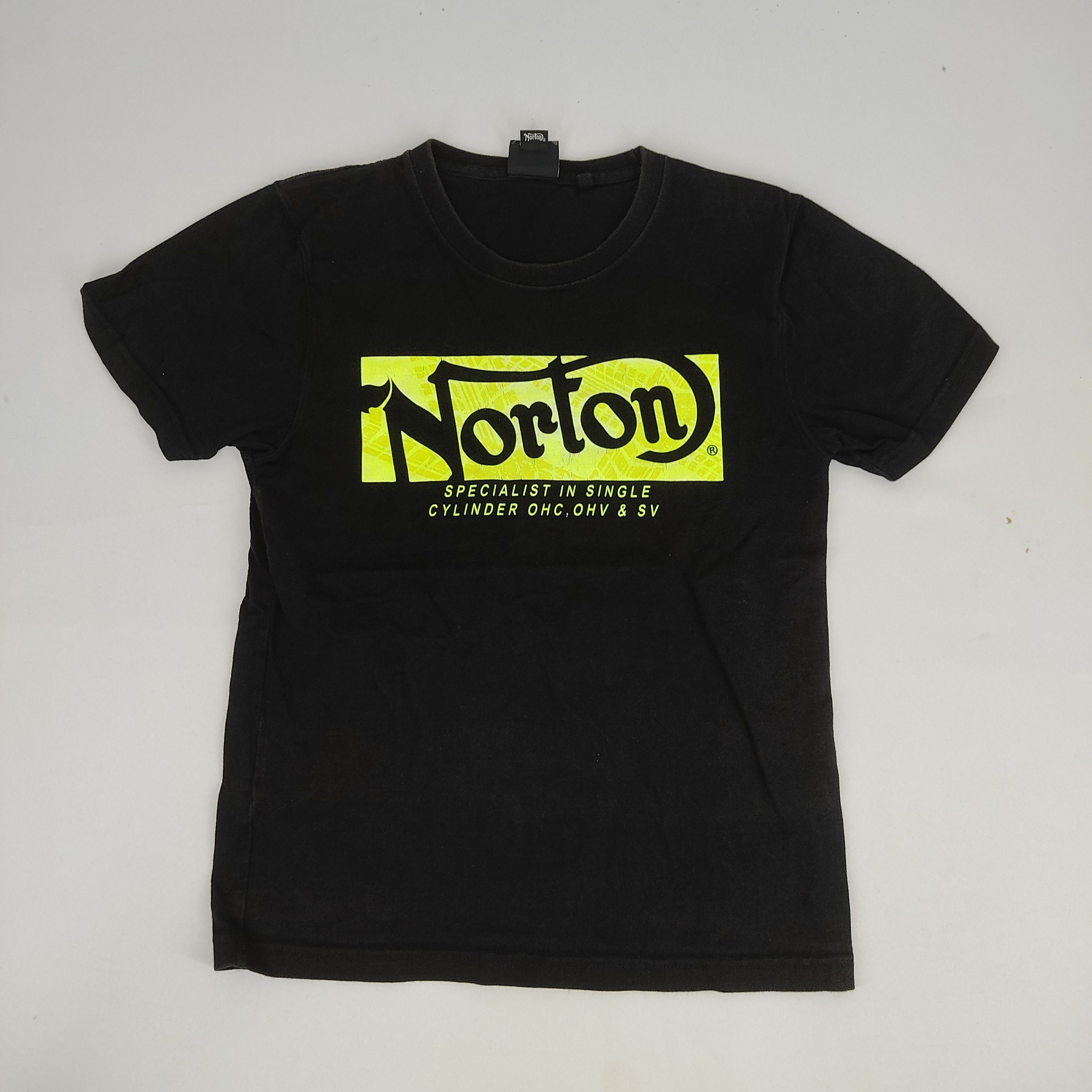 Norton Norton England British Motorcycle Brand Printed Tee Art Size S / US 4 / IT 40 - 1 Thumbnail