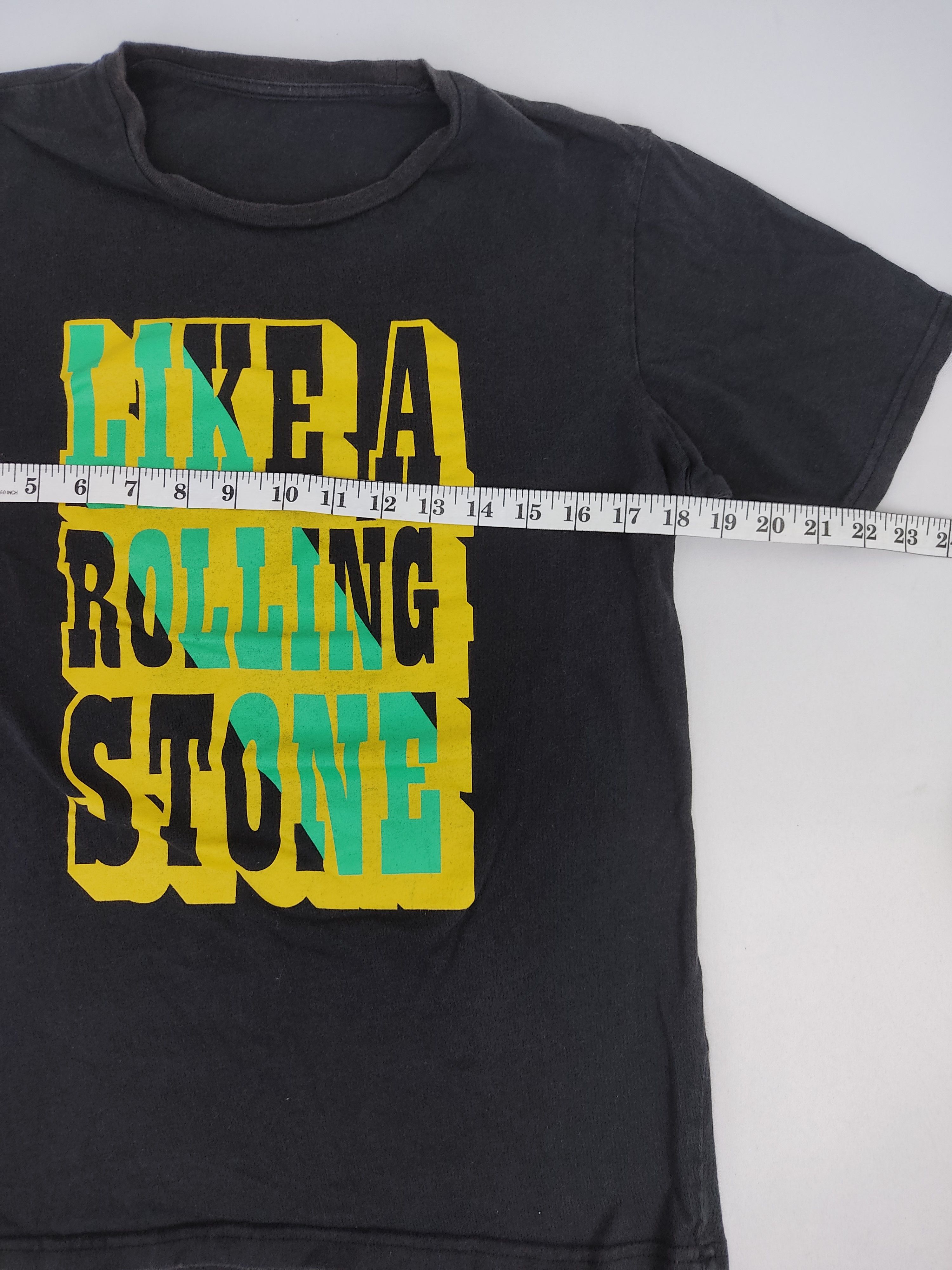 Band Tees Like A Rolling Stone Spell Out Printed Tee Size M / US 6-8 / IT 42-44 - 5 Thumbnail