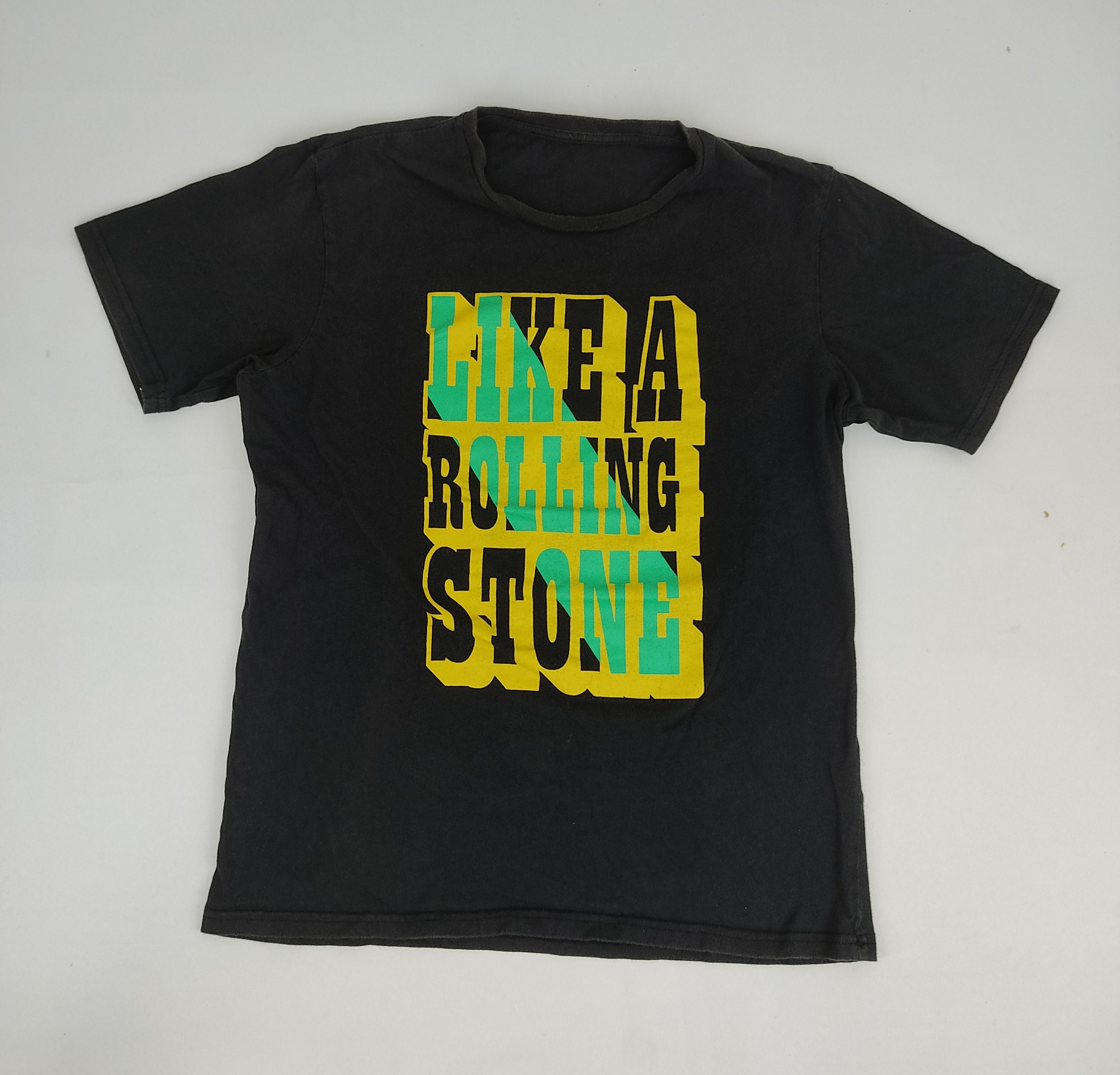 Band Tees Like A Rolling Stone Spell Out Printed Tee Size M / US 6-8 / IT 42-44 - 1 Thumbnail