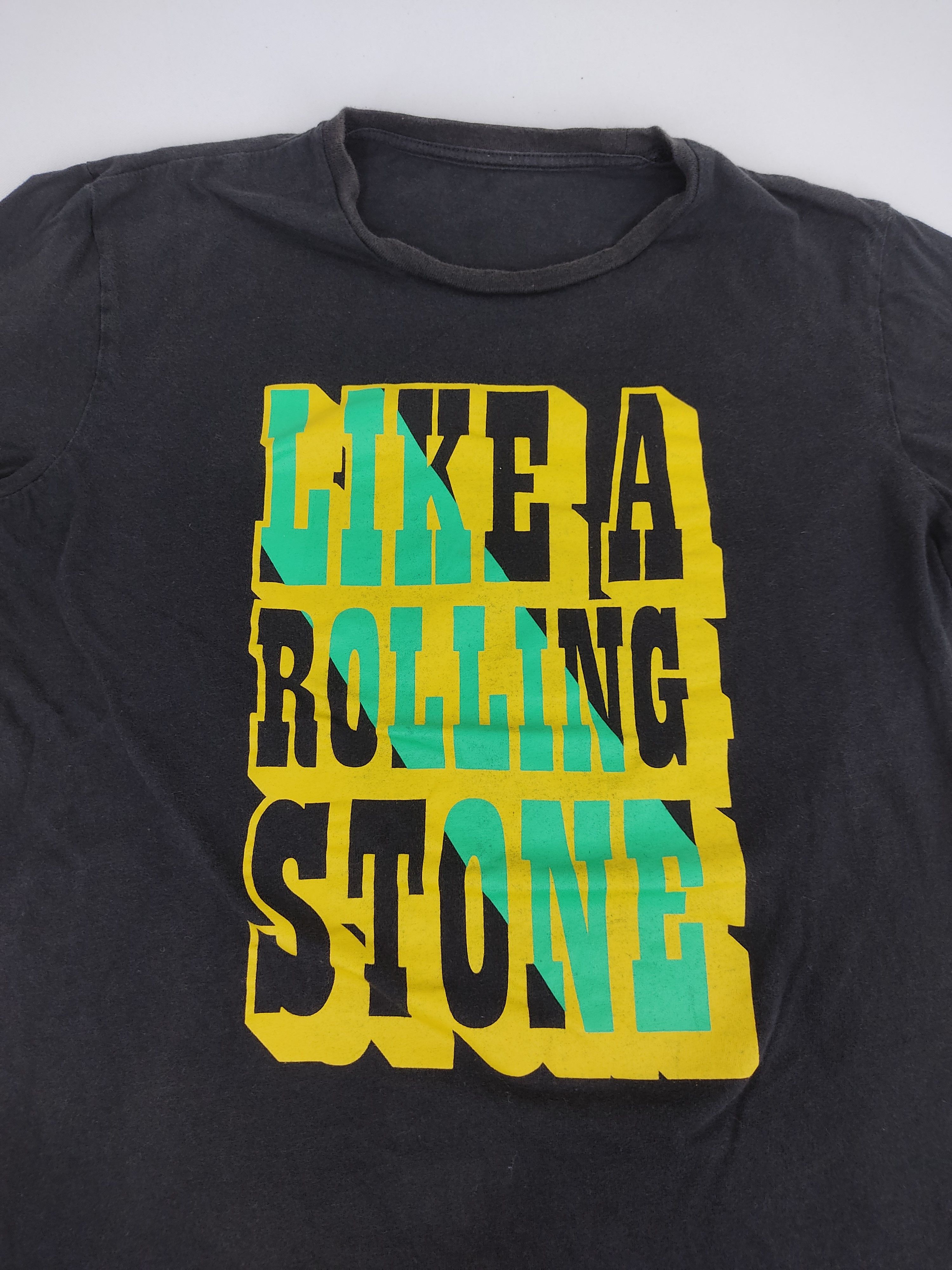 Band Tees Like A Rolling Stone Spell Out Printed Tee Size M / US 6-8 / IT 42-44 - 2 Thumbnail