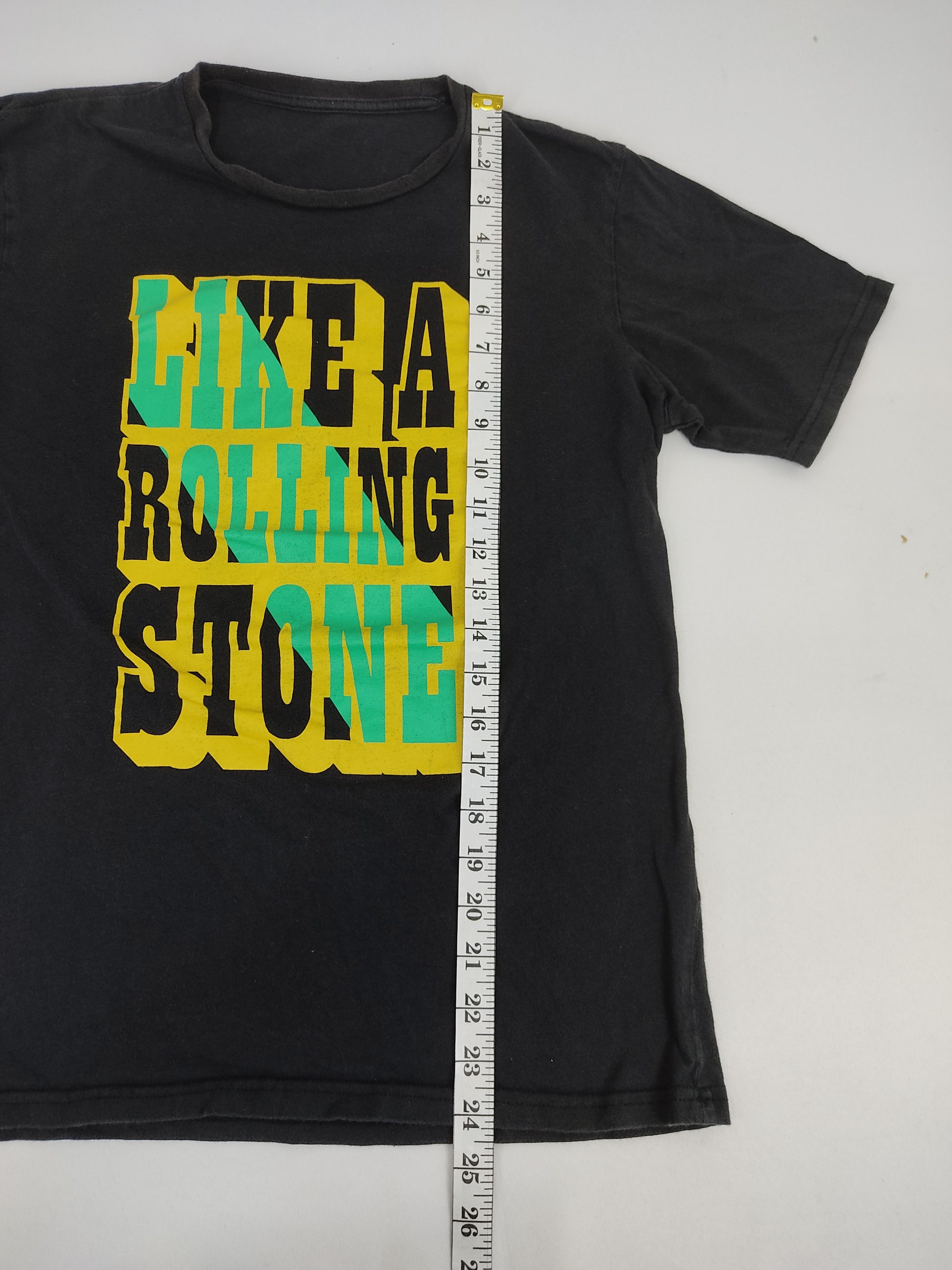 Band Tees Like A Rolling Stone Spell Out Printed Tee Size M / US 6-8 / IT 42-44 - 6 Thumbnail