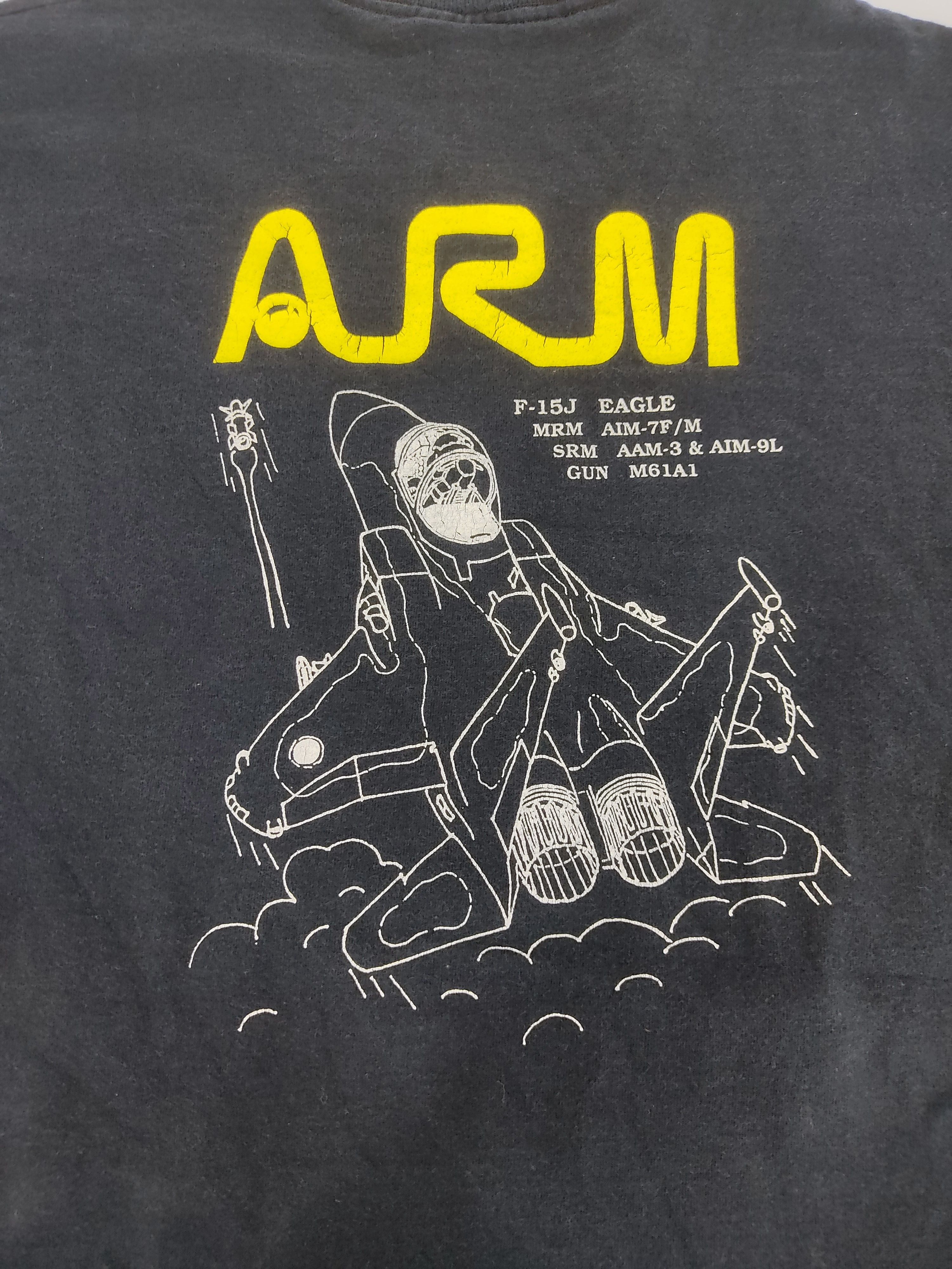 Vintage Vintage 90s Armament ARM F15J Eagle Printed Tee Size US M / EU 48-50 / 2 - 3 Thumbnail