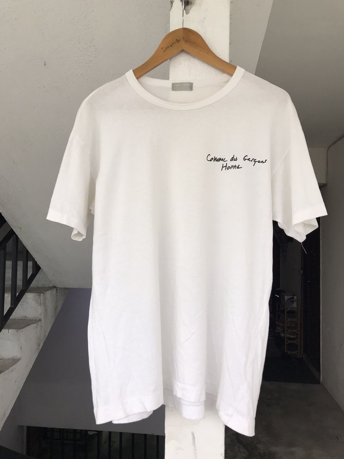 Comme des Garcons × Comme des Garcons Homme × Rei Kawakubo 1989 COMME DES GARÇONS HOMME TEE Size US L / EU 52-54 / 3 - 3 Thumbnail