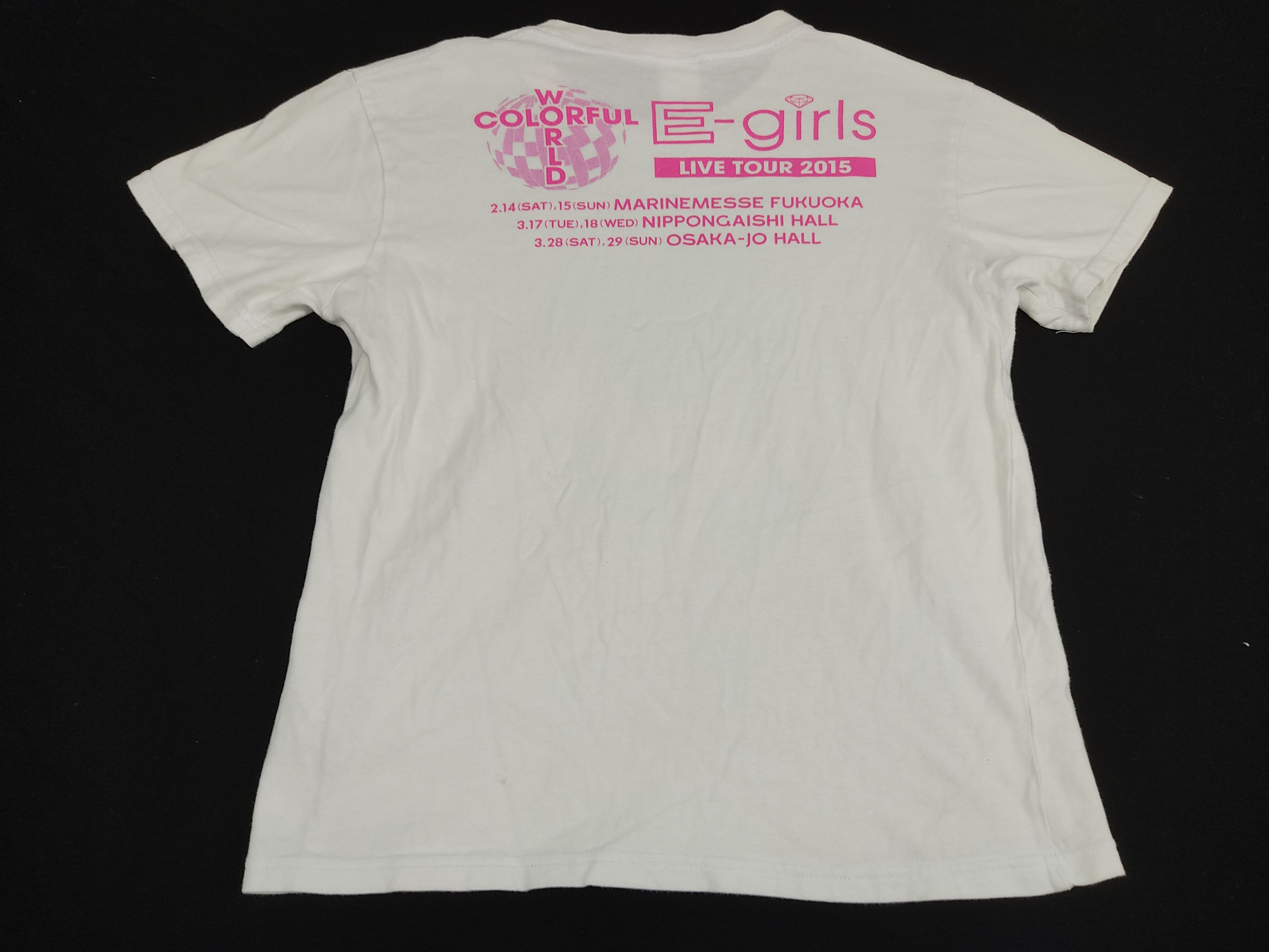 Band Tees E Girl Colourful World Tour 2015 Japanese Pop Artist Size S / US 4 / IT 40 - 3 Thumbnail