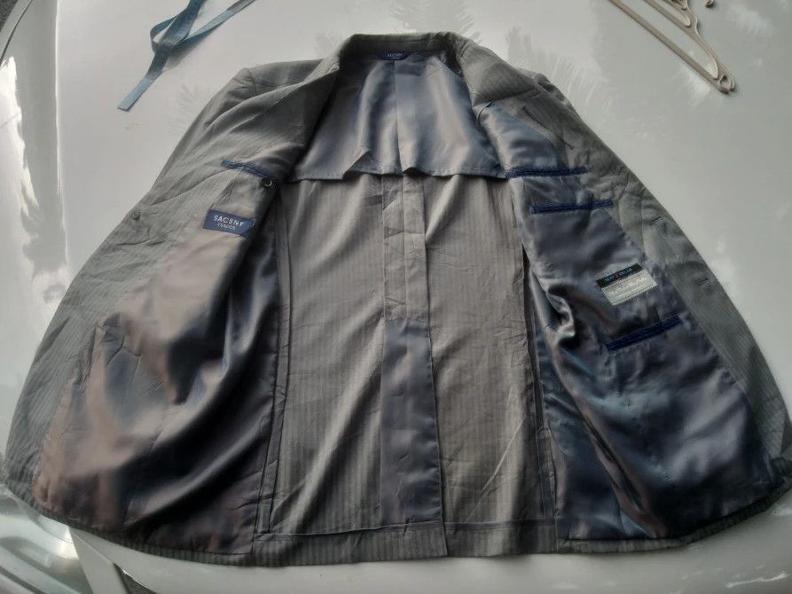 Designer SACSNY Y'SACCS SILK & MOHAIR LIGHT BLAZER Size US S / EU 44-46 / 1 - 11 Thumbnail