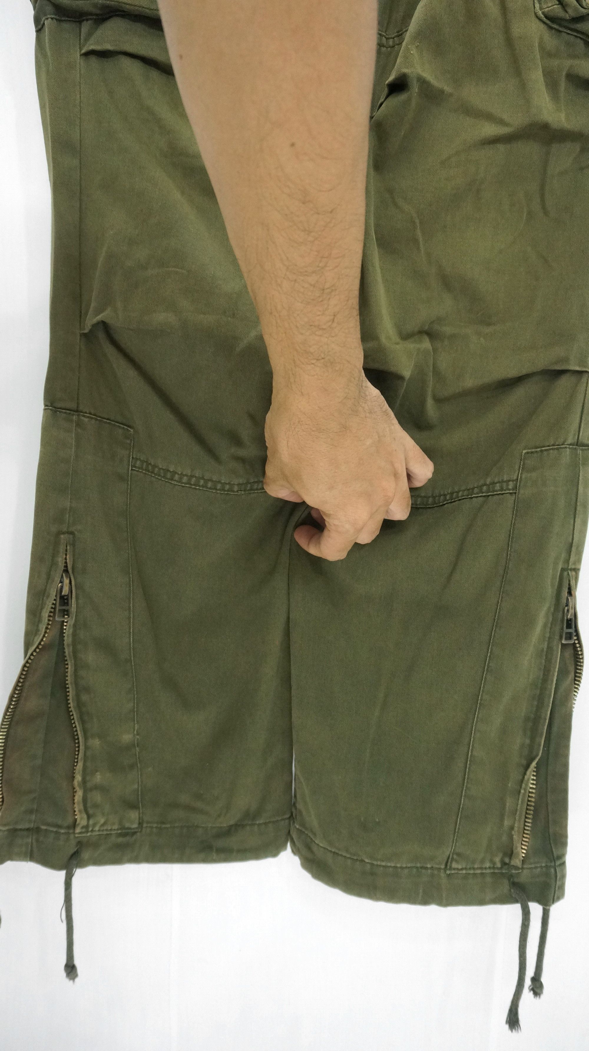 Japanese Brand VTG 🔥 MANGROVE Japan Distressed Tactical Bondage Cargo Pant Size US 31 - 7 Thumbnail