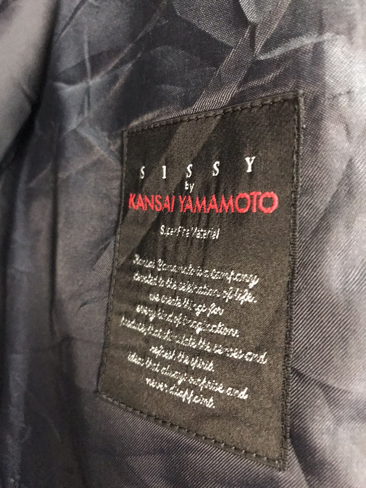 Japanese Brand × Kansai Yamamoto Sissy blazer jacket by kansai Yamamoto Size 38L - 3 Thumbnail