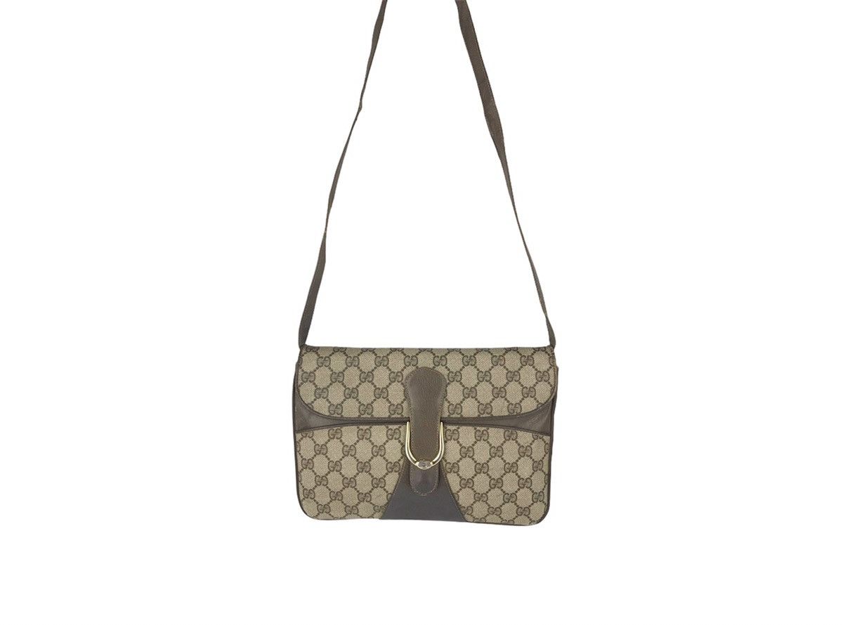 Gucci × Vintage ❌Last Drop❌Vintage Gucci GG Cross body bag Size ONE SIZE - 1 Thumbnail