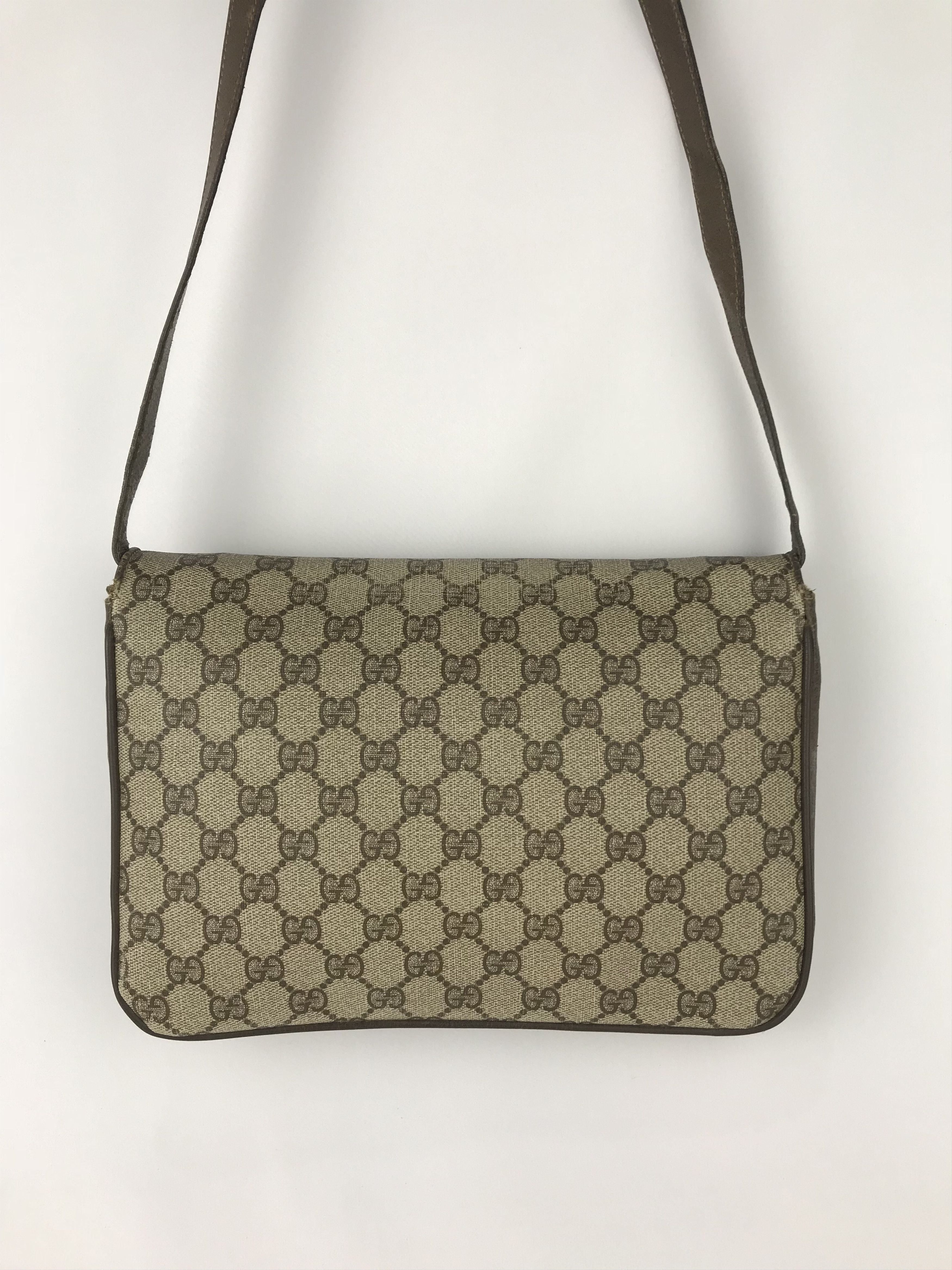 Gucci × Vintage ❌Last Drop❌Vintage Gucci GG Cross body bag Size ONE SIZE - 16 Thumbnail
