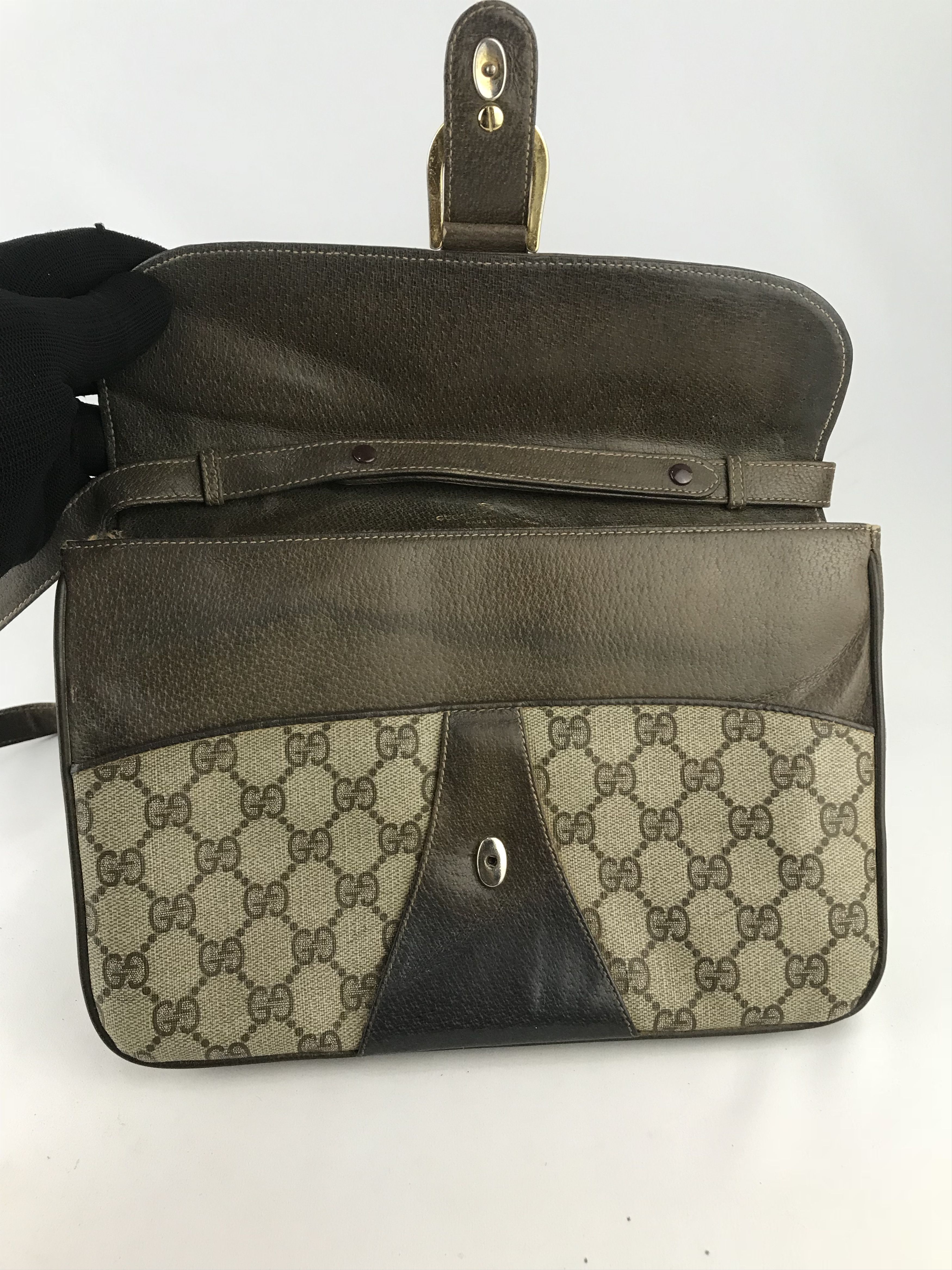 Gucci × Vintage ❌Last Drop❌Vintage Gucci GG Cross body bag Size ONE SIZE - 2 Thumbnail