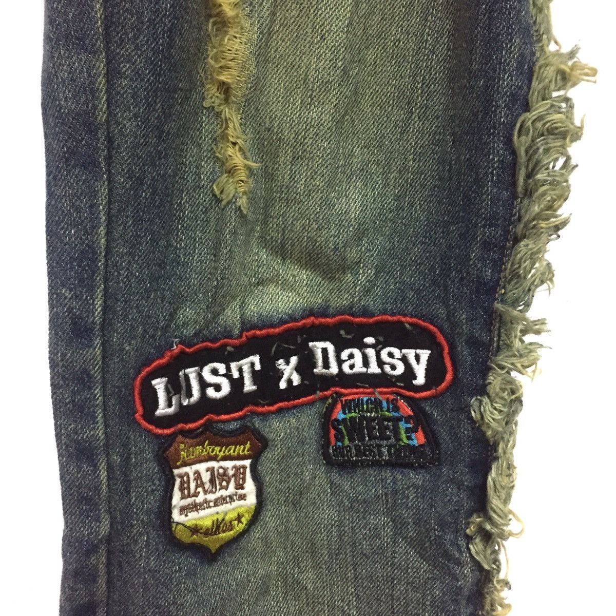 Japanese Brand Distressed / patchwork jeans rare design like kapital Size US 32 / EU 48 - 6 Thumbnail