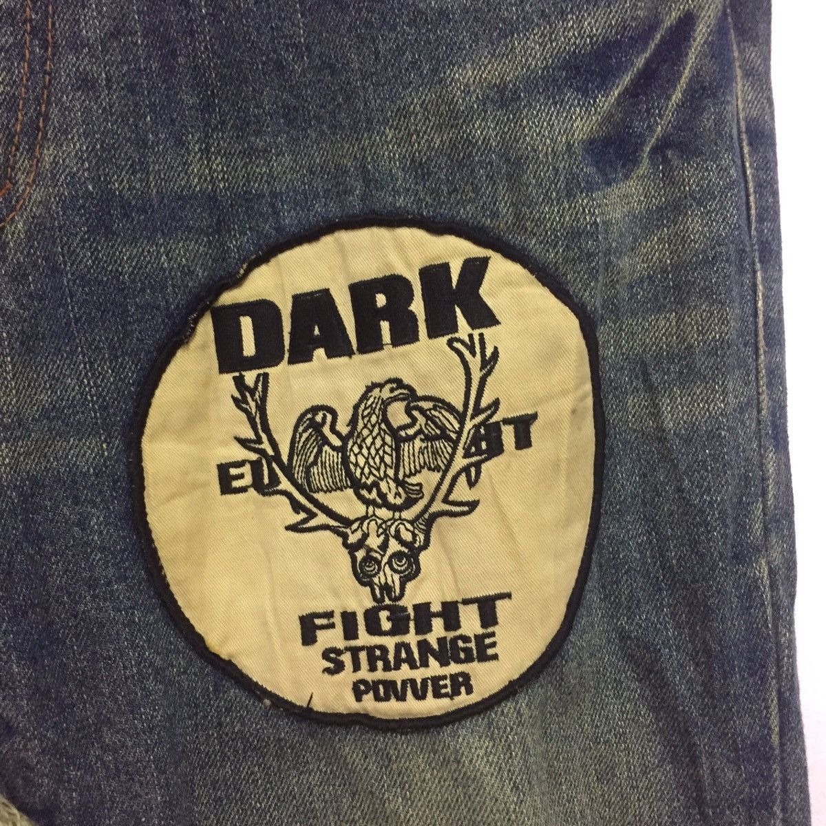 Japanese Brand Distressed / patchwork jeans rare design like kapital Size US 32 / EU 48 - 5 Thumbnail