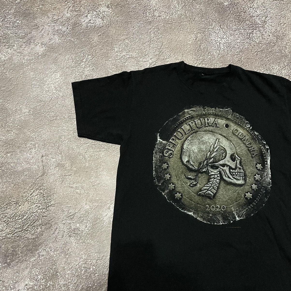 Vintage Vintage Y2K Sepultura Graphic Tee Skull Grunge Cropped S Size US S / EU 44-46 / 1 - 5 Thumbnail