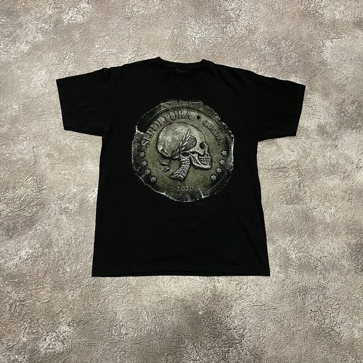 Vintage Vintage Y2K Sepultura Graphic Tee Skull Grunge Cropped S Size US S / EU 44-46 / 1 - 3 Thumbnail
