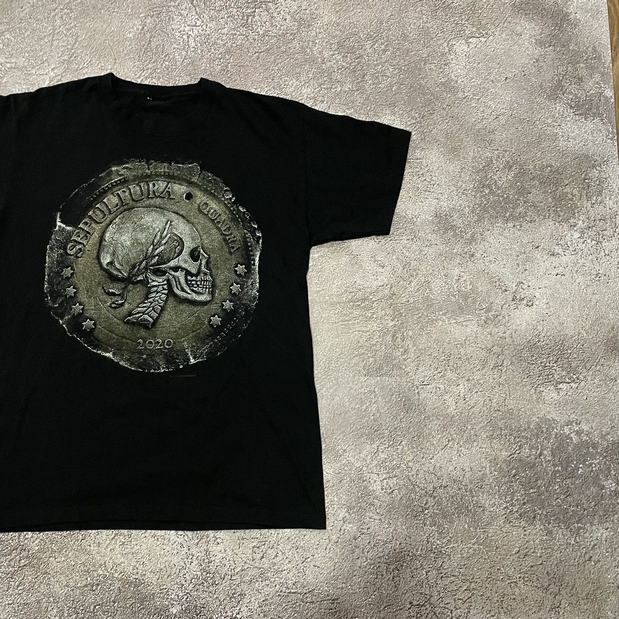 Vintage Vintage Y2K Sepultura Graphic Tee Skull Grunge Cropped S Size US S / EU 44-46 / 1 - 4 Thumbnail