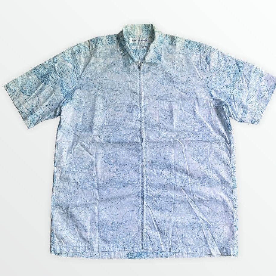 Comme des Garcons SS01 Fish Oversize Zip Shirt Fit Large Size US S / EU 44-46 / 1 - 1 Thumbnail
