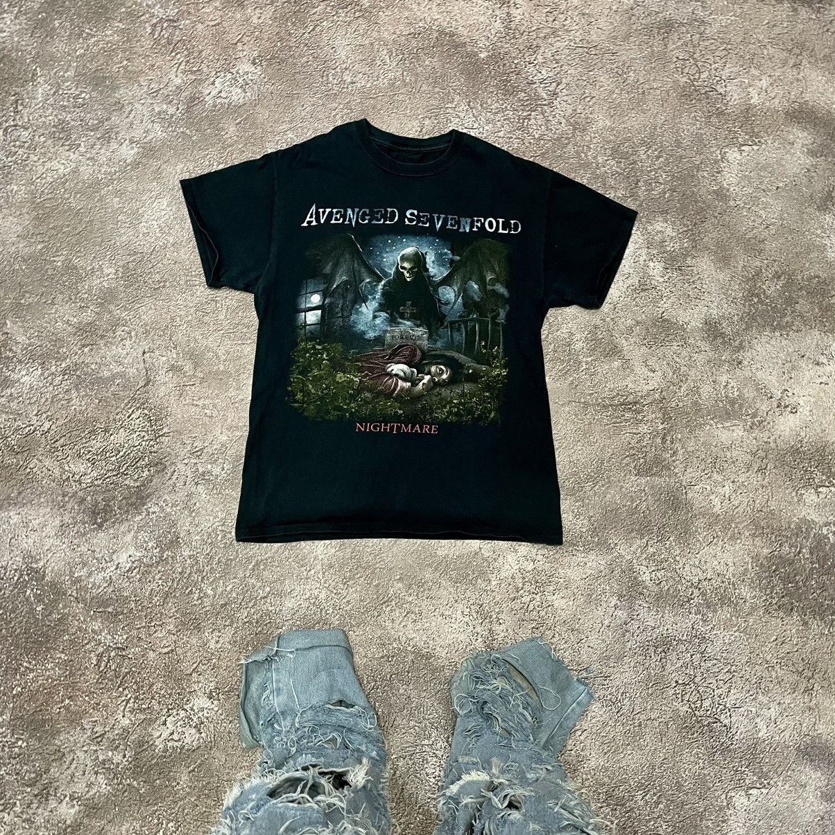 Vintage Vintage Y2K Avenged Sevenfold Graphic Tee Grunge Black S Size US S / EU 44-46 / 1 - 1 Thumbnail