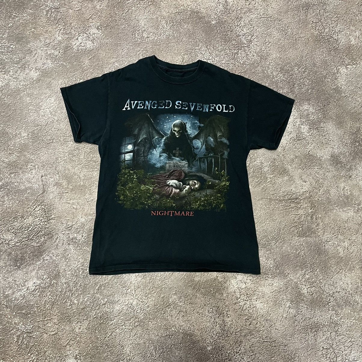 Vintage Vintage Y2K Avenged Sevenfold Graphic Tee Grunge Black S Size US S / EU 44-46 / 1 - 2 Thumbnail