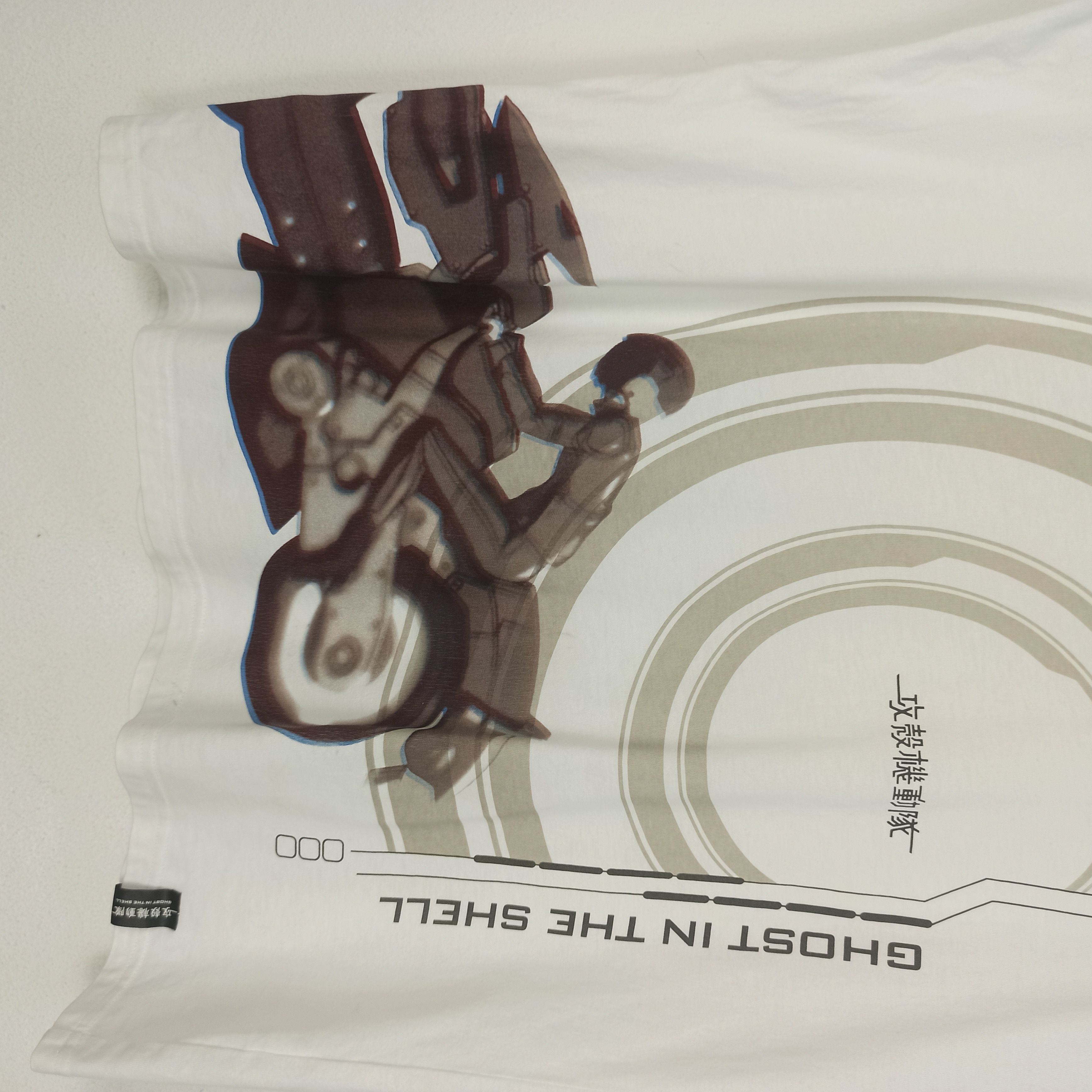 Anime 🔥STEALS🔥 Ghost in The Shell Motorcycle Print Uniqlo Tees Size US XL / EU 56 / 4 - 2 Thumbnail