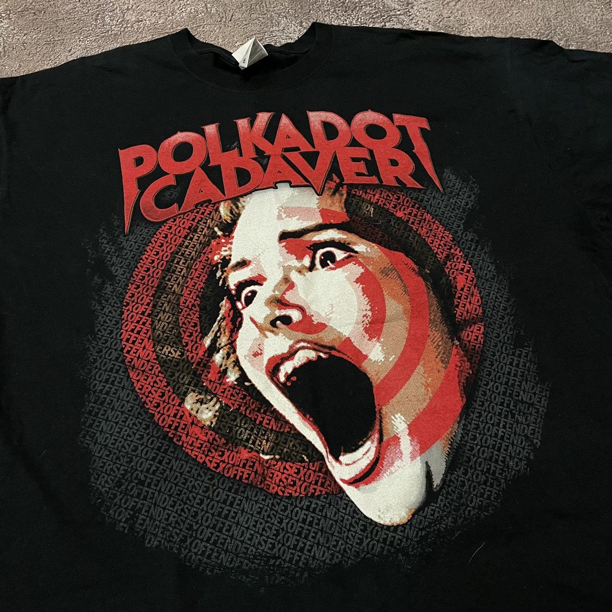 Band Tees Vintage Y2K Polkadot Scream FACE Skulls Tour Horror Tee Size US XL / EU 56 / 4 - 5 Thumbnail