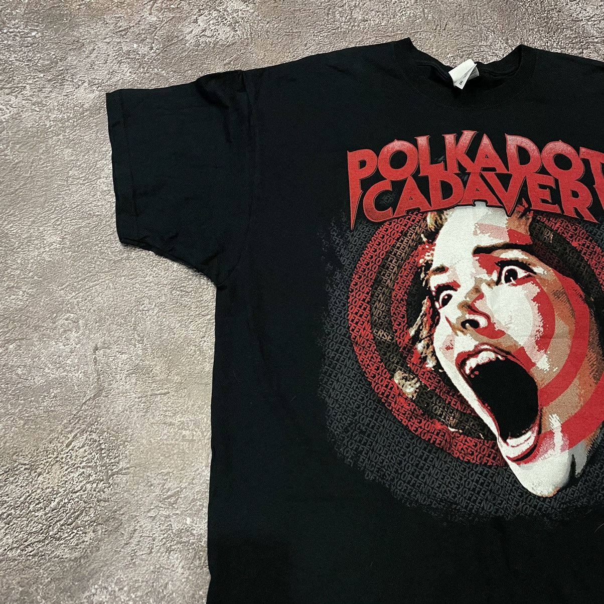 Band Tees Vintage Y2K Polkadot Scream FACE Skulls Tour Horror Tee Size US XL / EU 56 / 4 - 4 Thumbnail