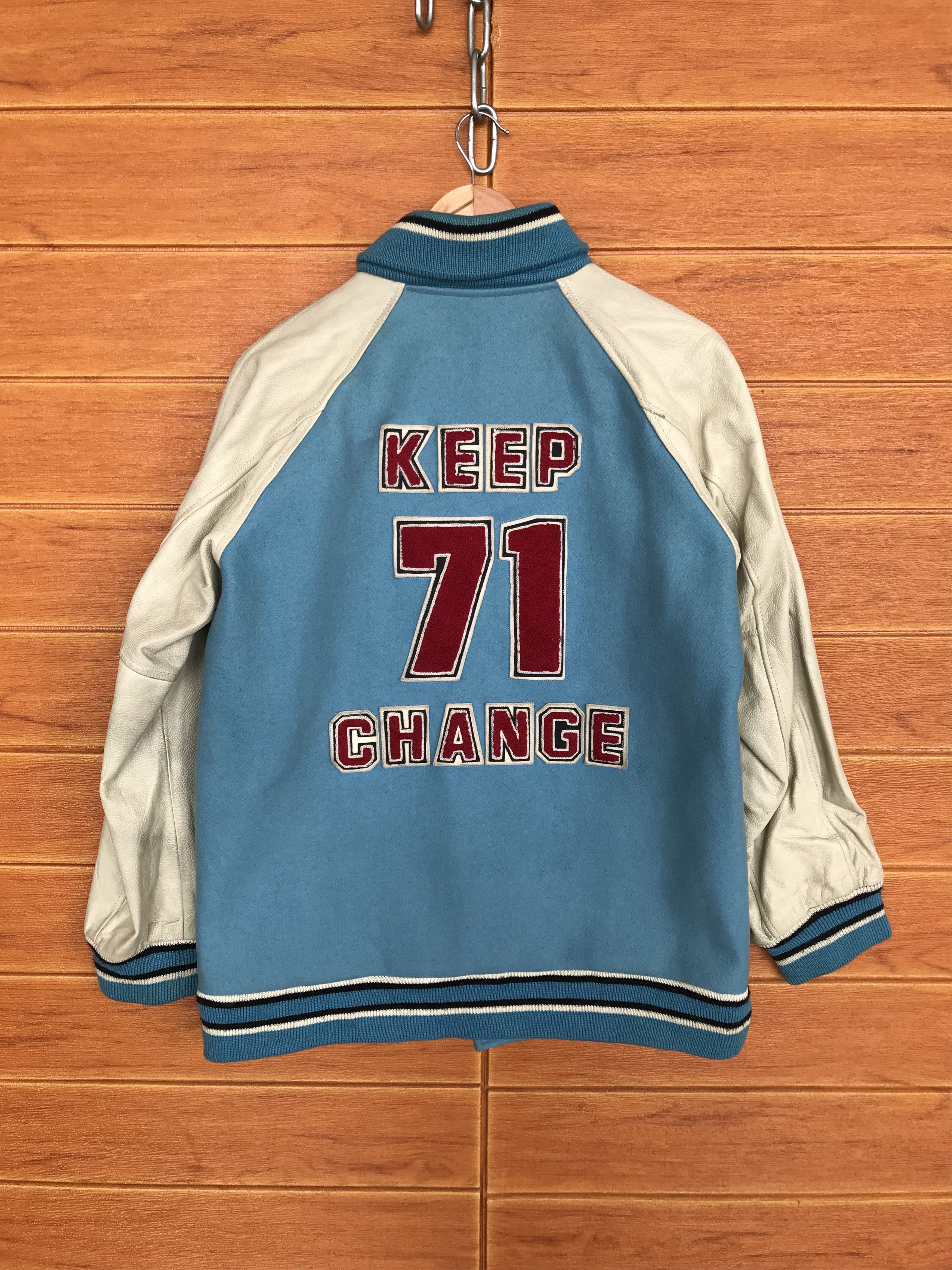 Japanese Brand Vintage Japanese Batsu Boys Keep 71 Change Varsity Jacket Size US M / EU 48-50 / 2 - 2 Thumbnail