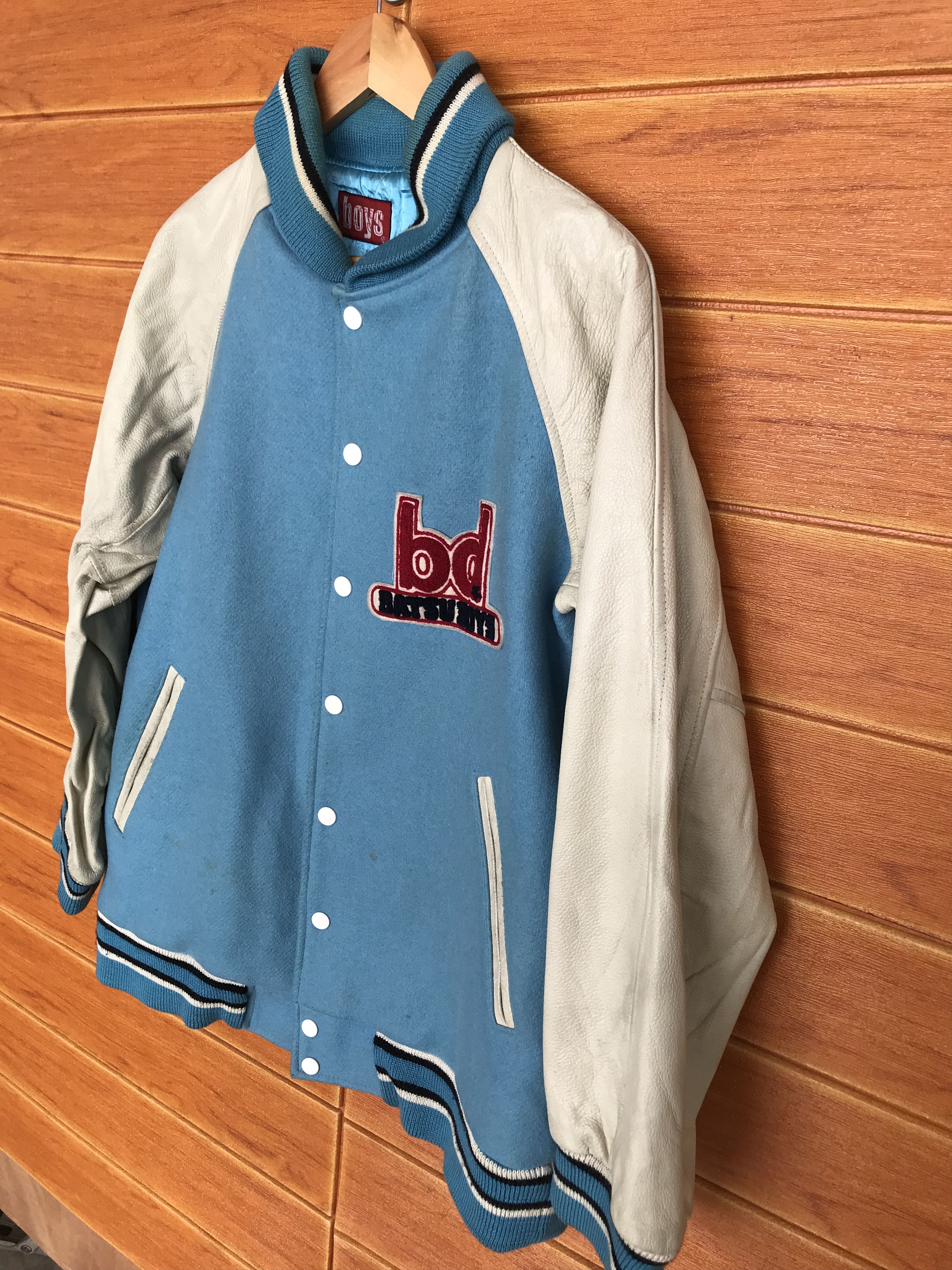 Japanese Brand Vintage Japanese Batsu Boys Keep 71 Change Varsity Jacket Size US M / EU 48-50 / 2 - 9 Thumbnail