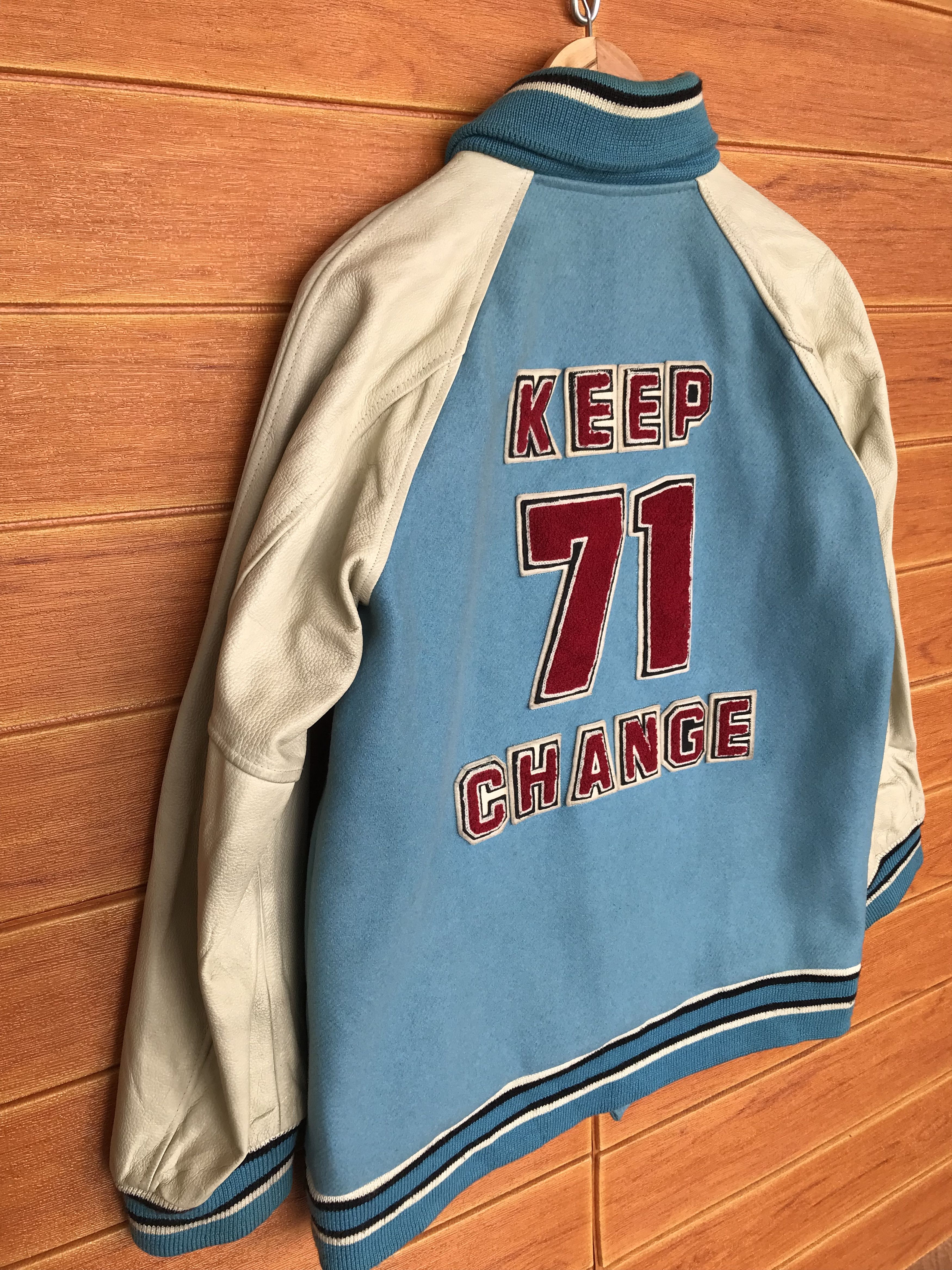 Japanese Brand Vintage Japanese Batsu Boys Keep 71 Change Varsity Jacket Size US M / EU 48-50 / 2 - 5 Thumbnail