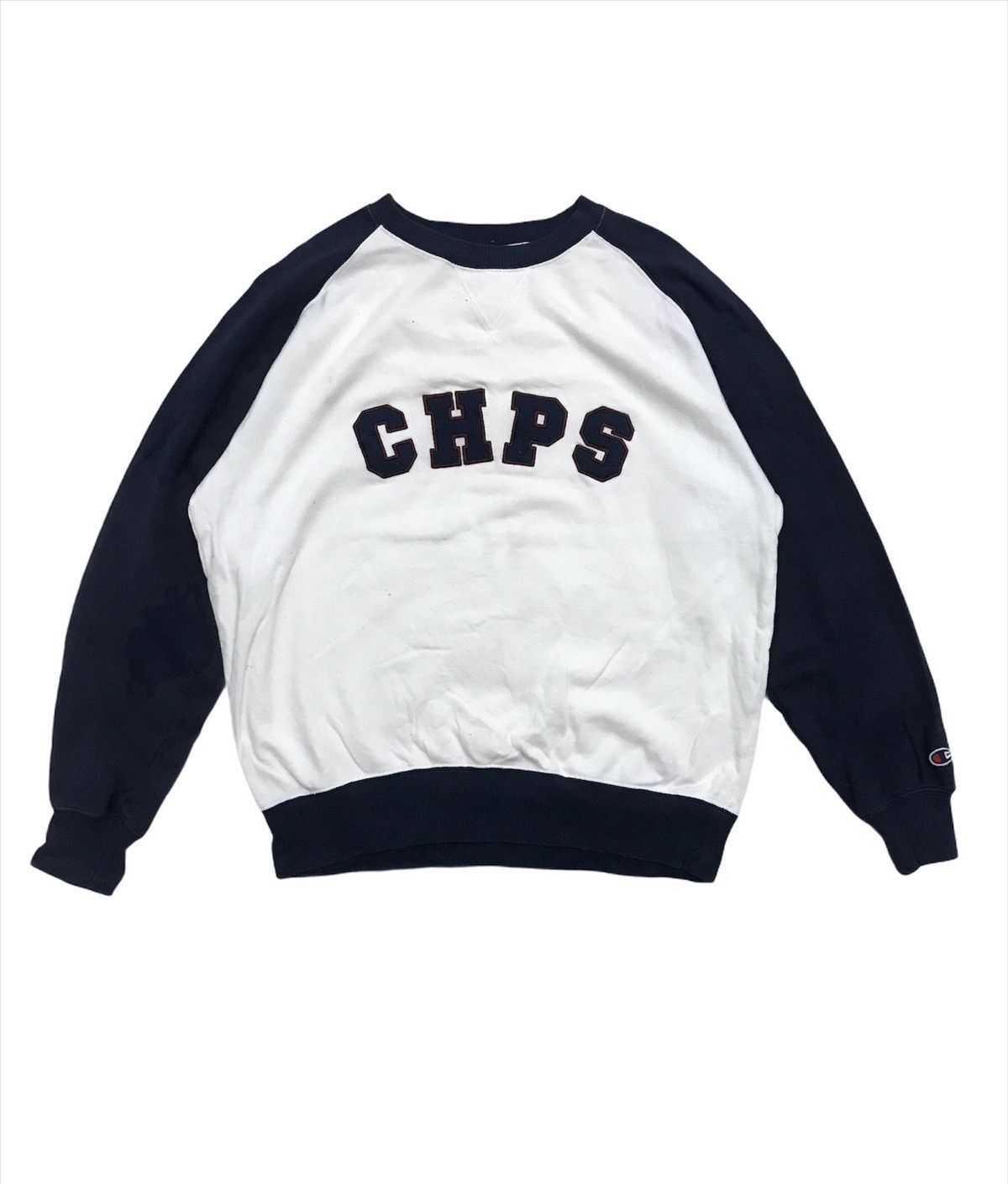 Champion × Vintage Vintage Champion Spell Out CHPS Multi Colour Rare Sweatshirt Size US M / EU 48-50 / 2 - 1 Thumbnail