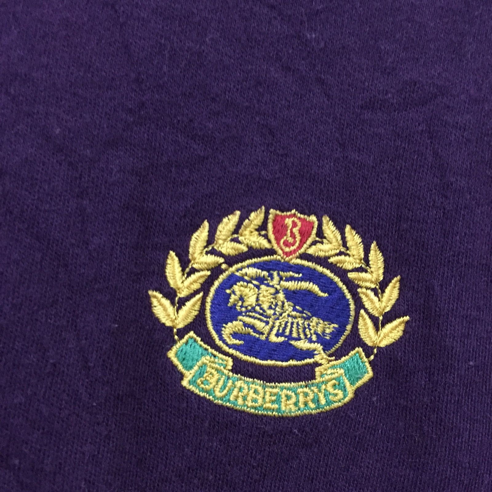 Burberry 🔥 Rare Burberry’s Long Sleeve Purple Colour Size US XL / EU 56 / 4 - 5 Thumbnail