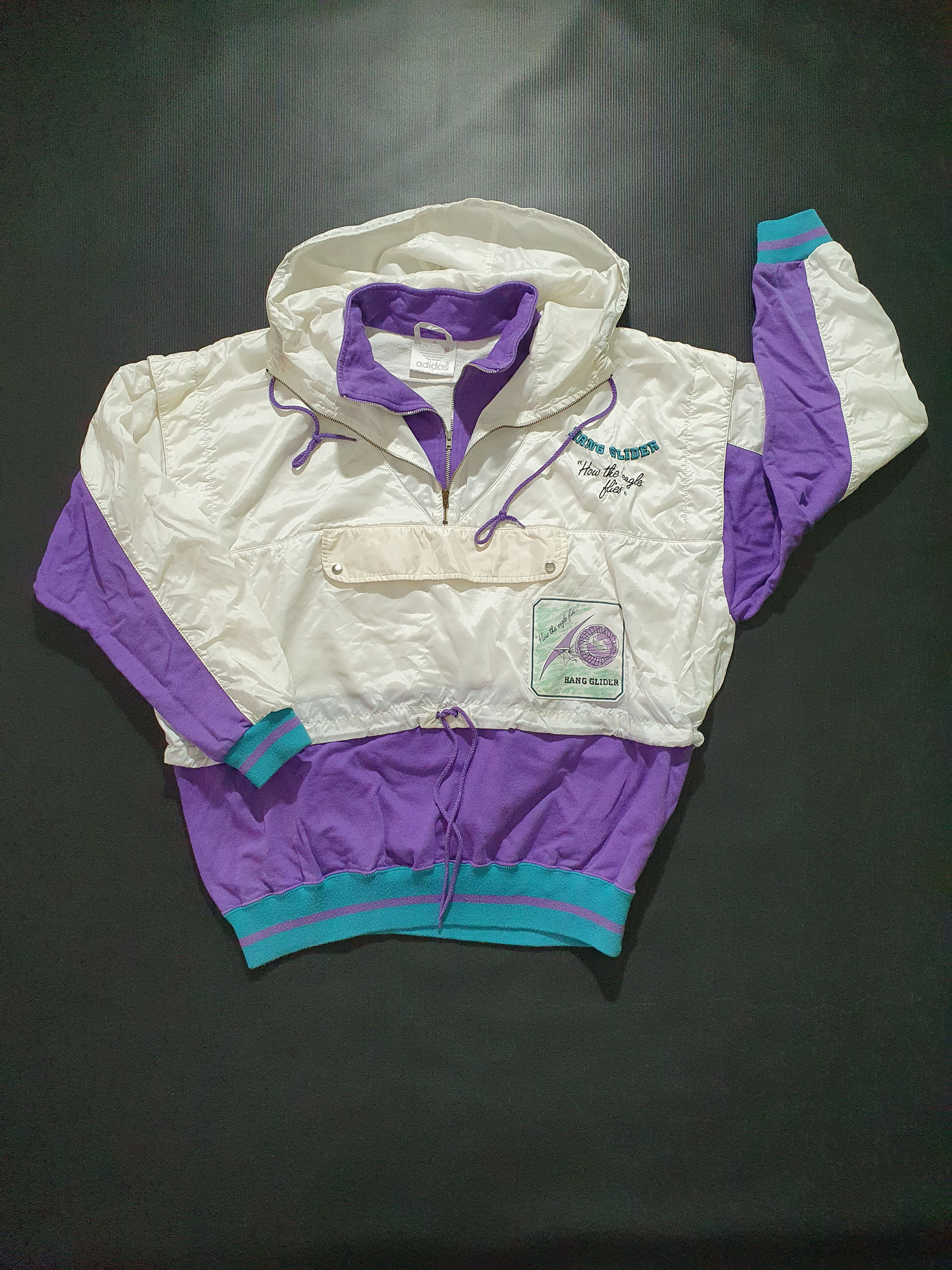 Adidas × Vintage Archive ADIDAS Hooded Jacket How the Eagle Flies Size US L / EU 52-54 / 3 - 6 Thumbnail