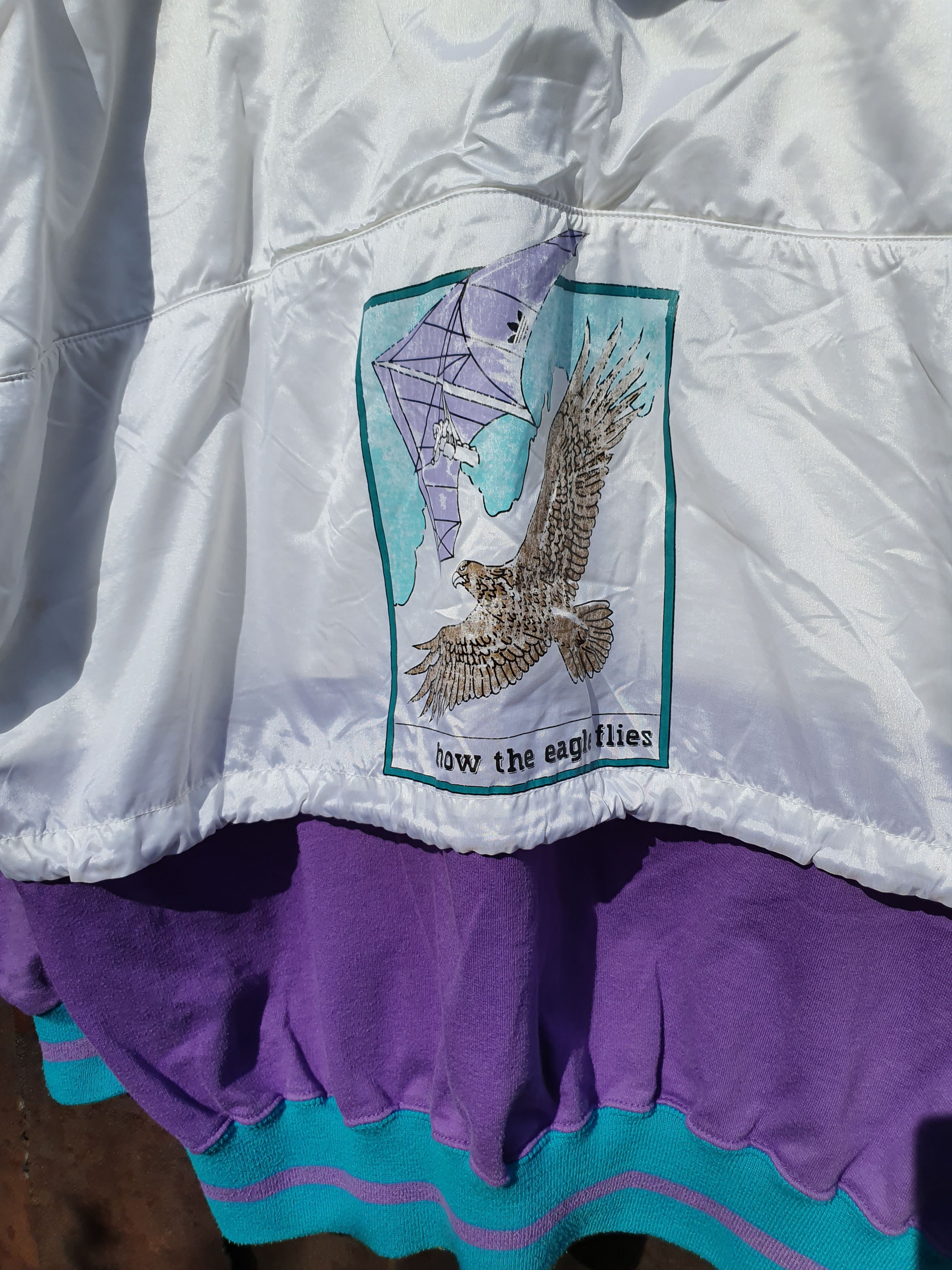 Adidas × Vintage Archive ADIDAS Hooded Jacket How the Eagle Flies Size US L / EU 52-54 / 3 - 13 Thumbnail
