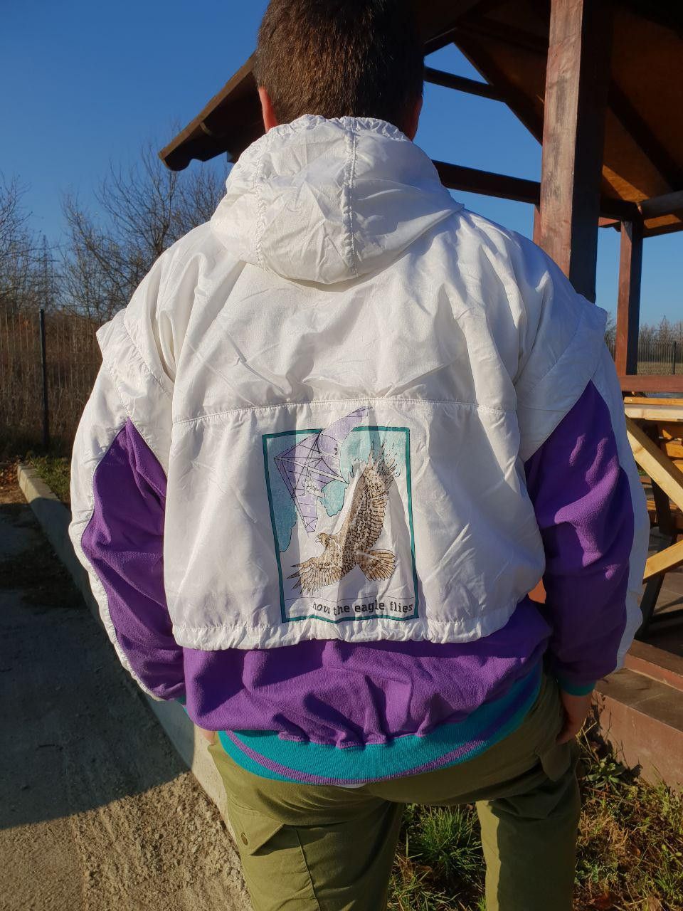Adidas × Vintage Archive ADIDAS Hooded Jacket How the Eagle Flies Size US L / EU 52-54 / 3 - 1 Thumbnail