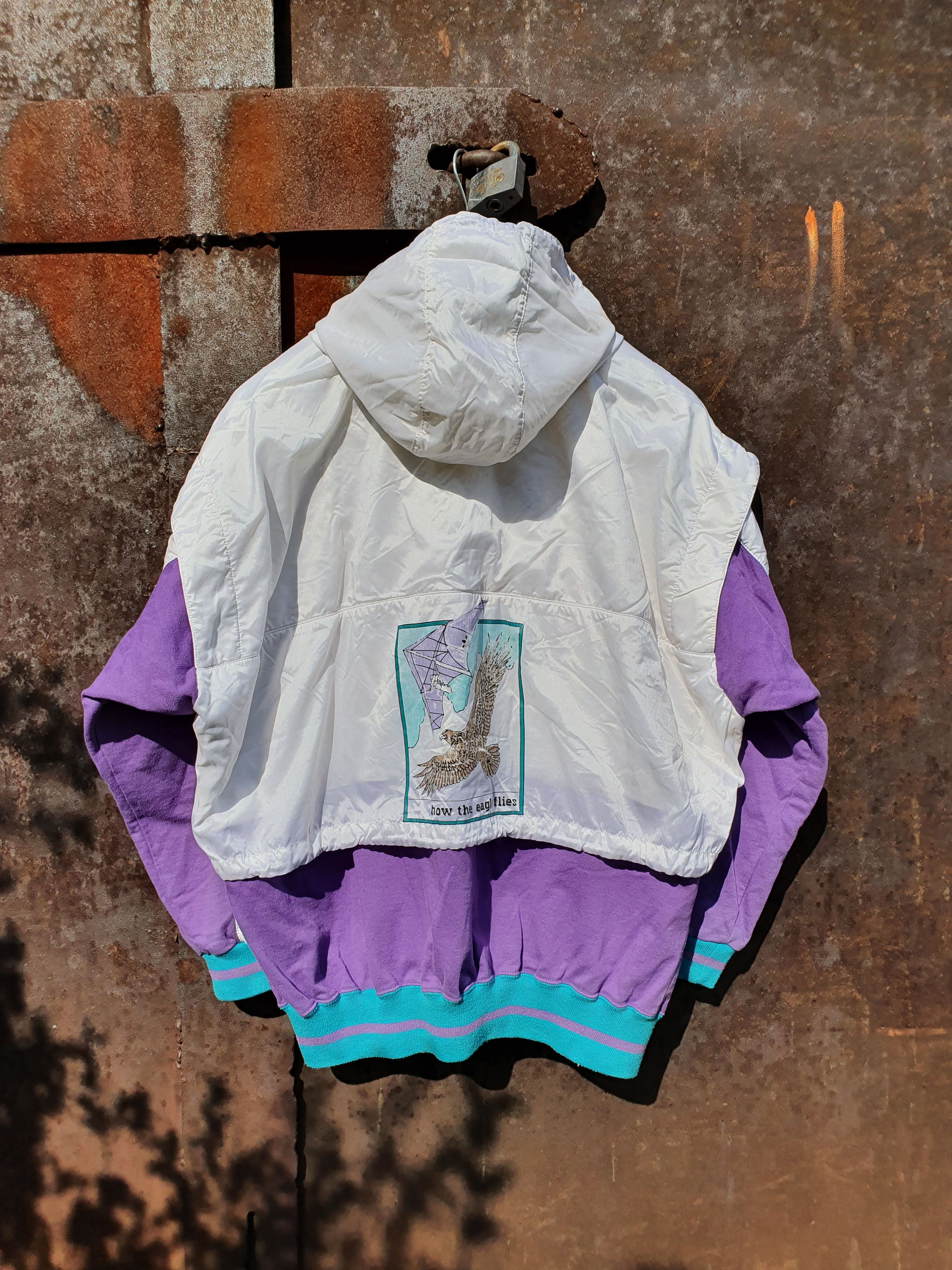 Adidas × Vintage Archive ADIDAS Hooded Jacket How the Eagle Flies Size US L / EU 52-54 / 3 - 5 Thumbnail