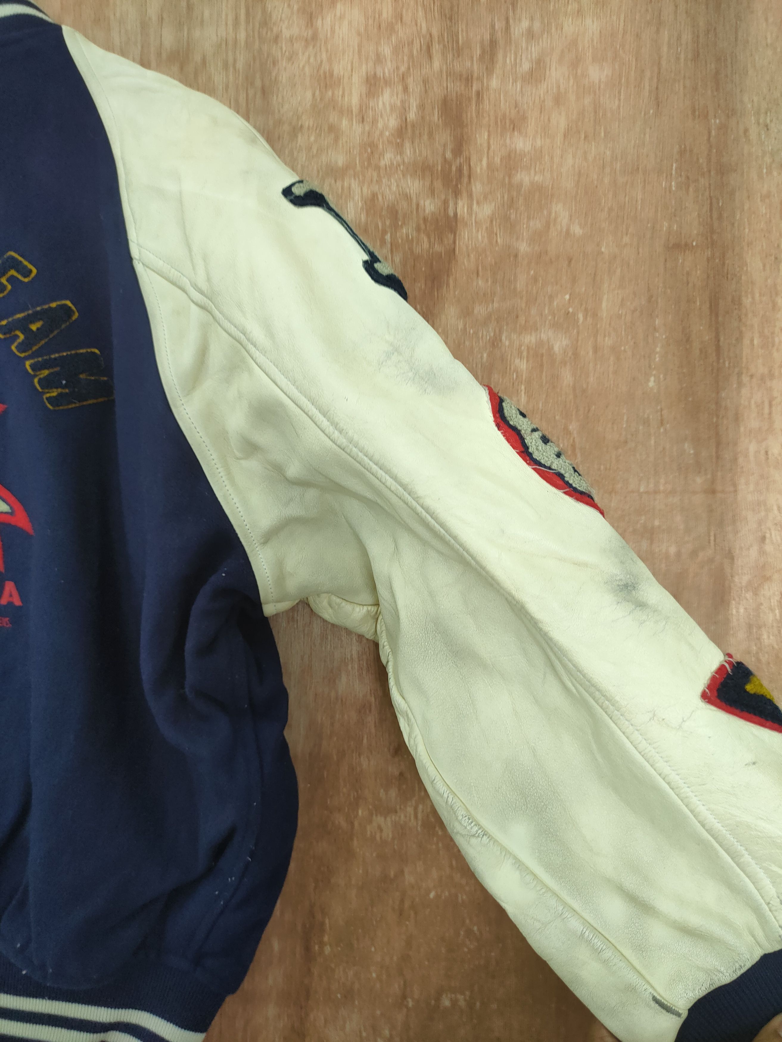 Vintage Eastboy japan varsity jacket wool leather vintage #4205 DLAL Size US M / EU 48-50 / 2 - 6 Thumbnail