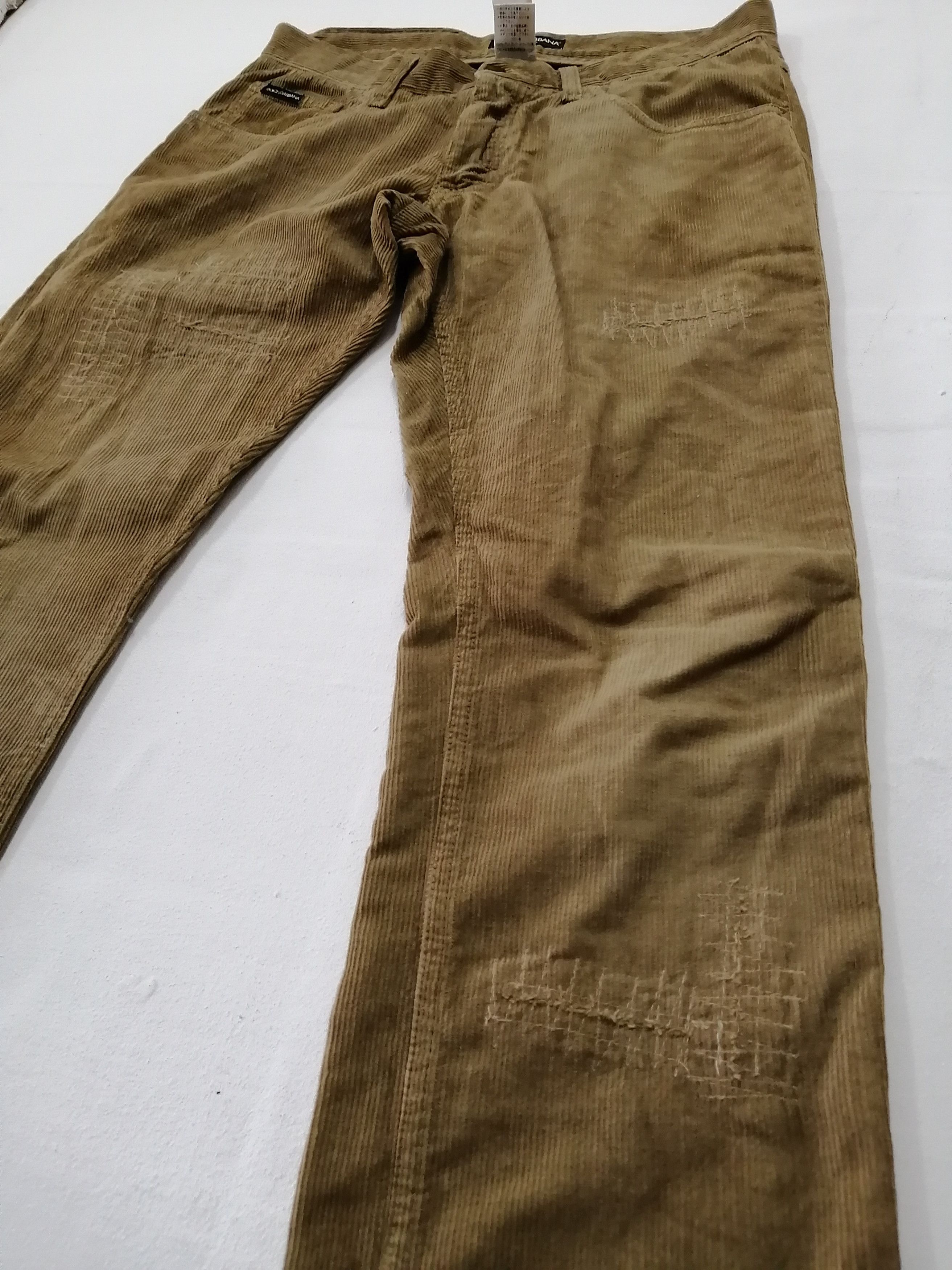 Dolce & Gabbana Vintage DOLCE & GABBANA Nice Design Corduroy Pant Size US 33 - 10 Thumbnail