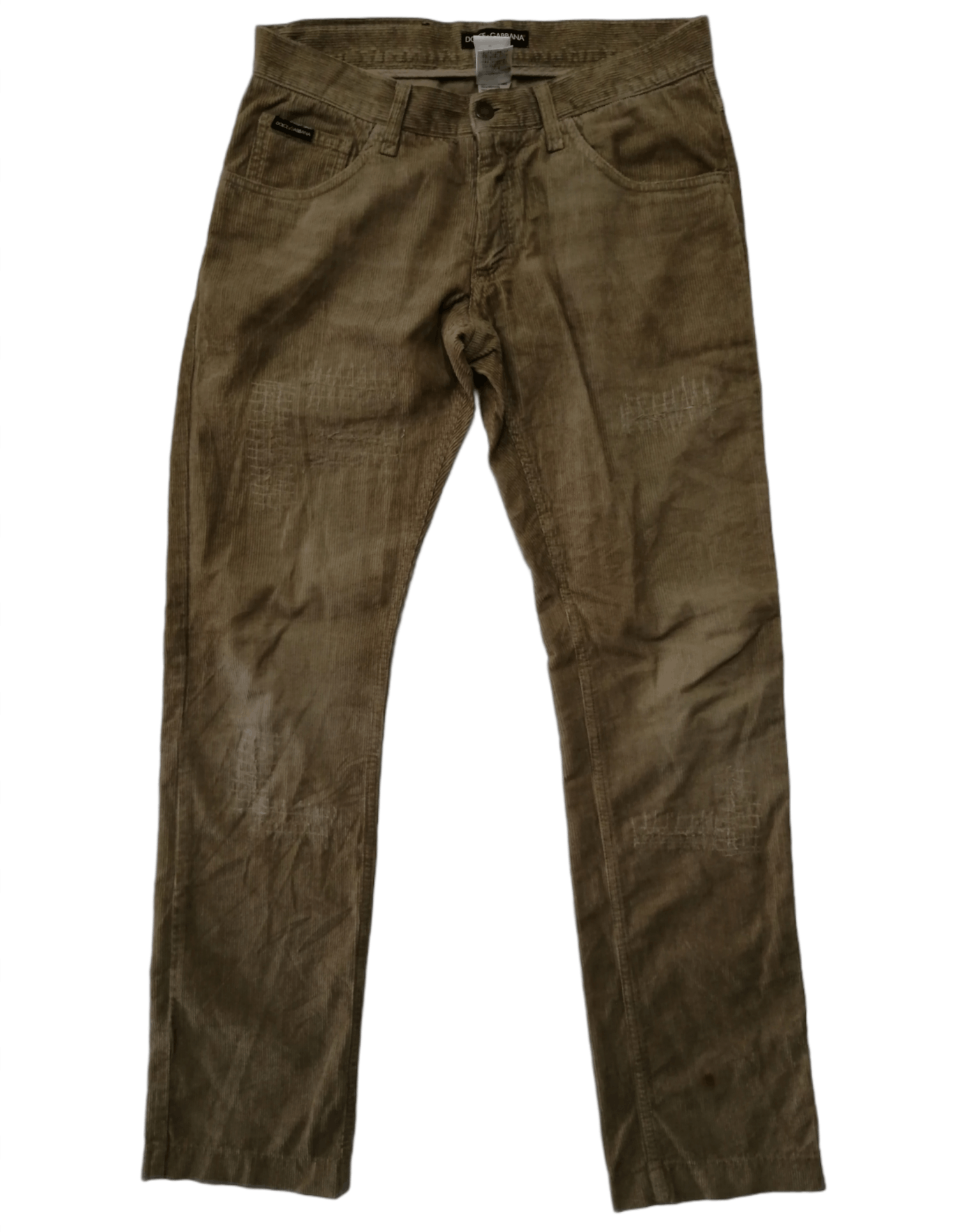Dolce & Gabbana Vintage DOLCE & GABBANA Nice Design Corduroy Pant Size US 33 - 1 Thumbnail