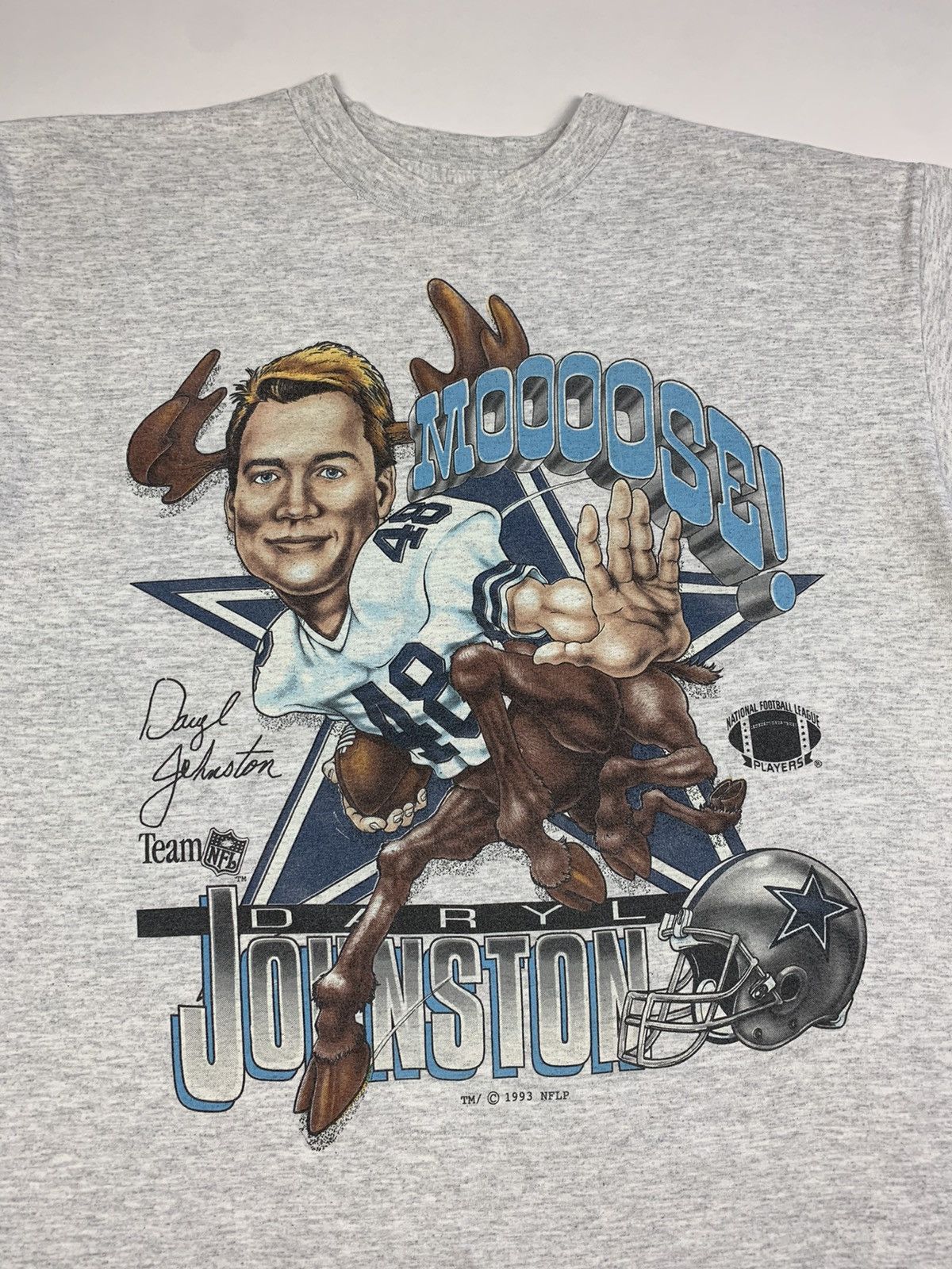 1993 SALEM x DALLAS COWBOYS Made in USA Size L Vintage NFL T-Shirt